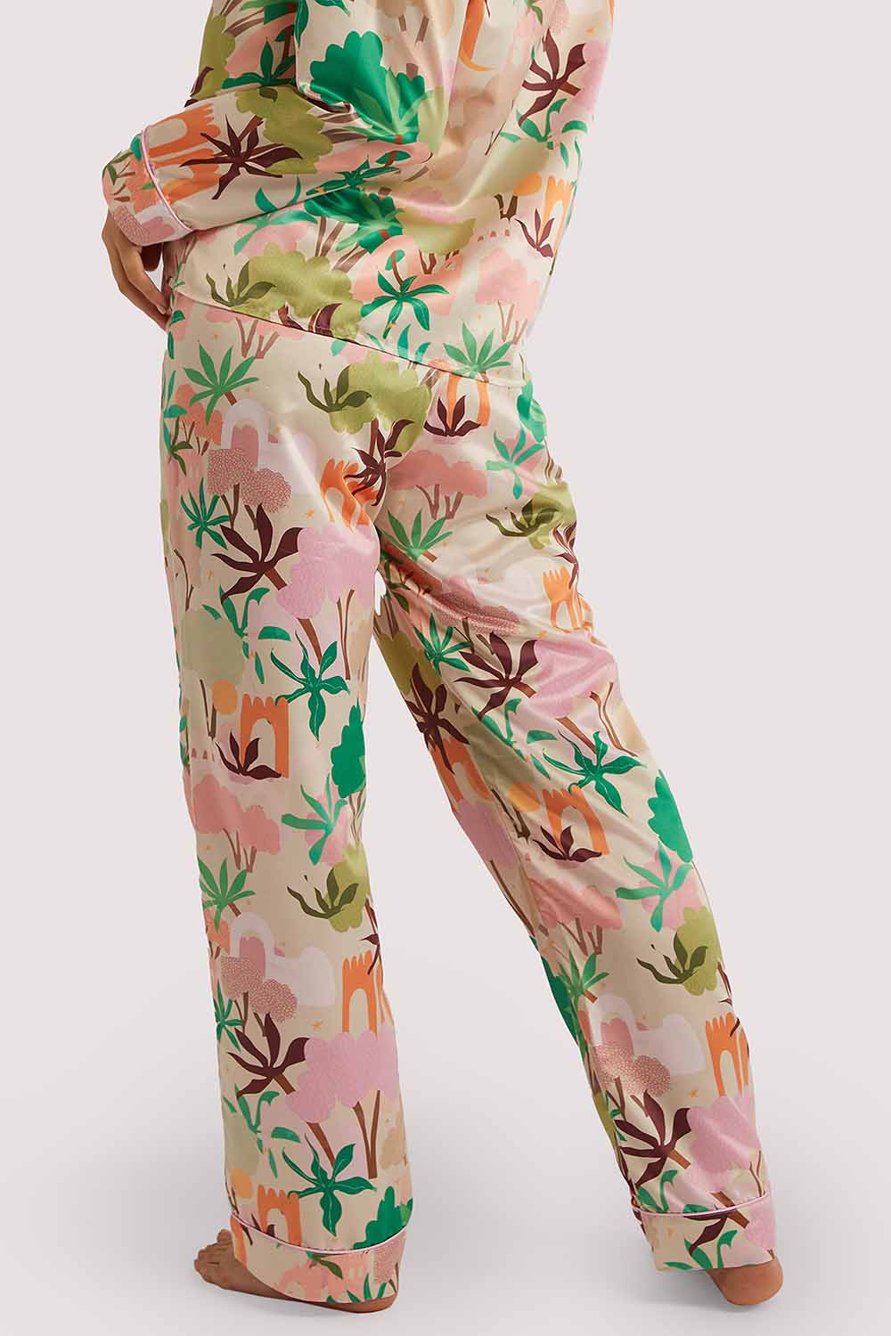 Alja Horvat Recycled Abstract Satin Trousers - Image 7