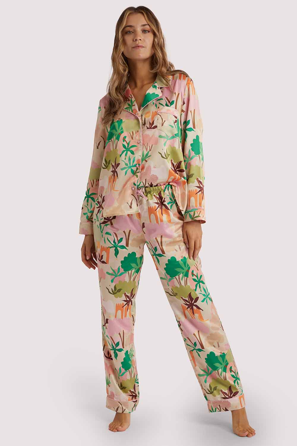 Alja Horvat Recycled Abstract Satin Trousers - Image 8