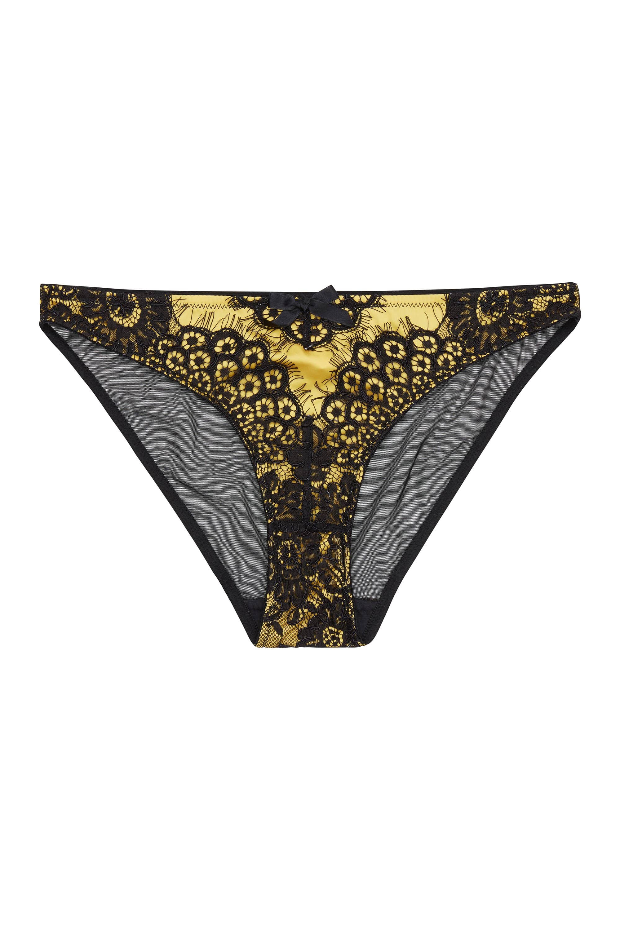 Jaquelina Mustard Contrast Brazilian Brief - Image 5