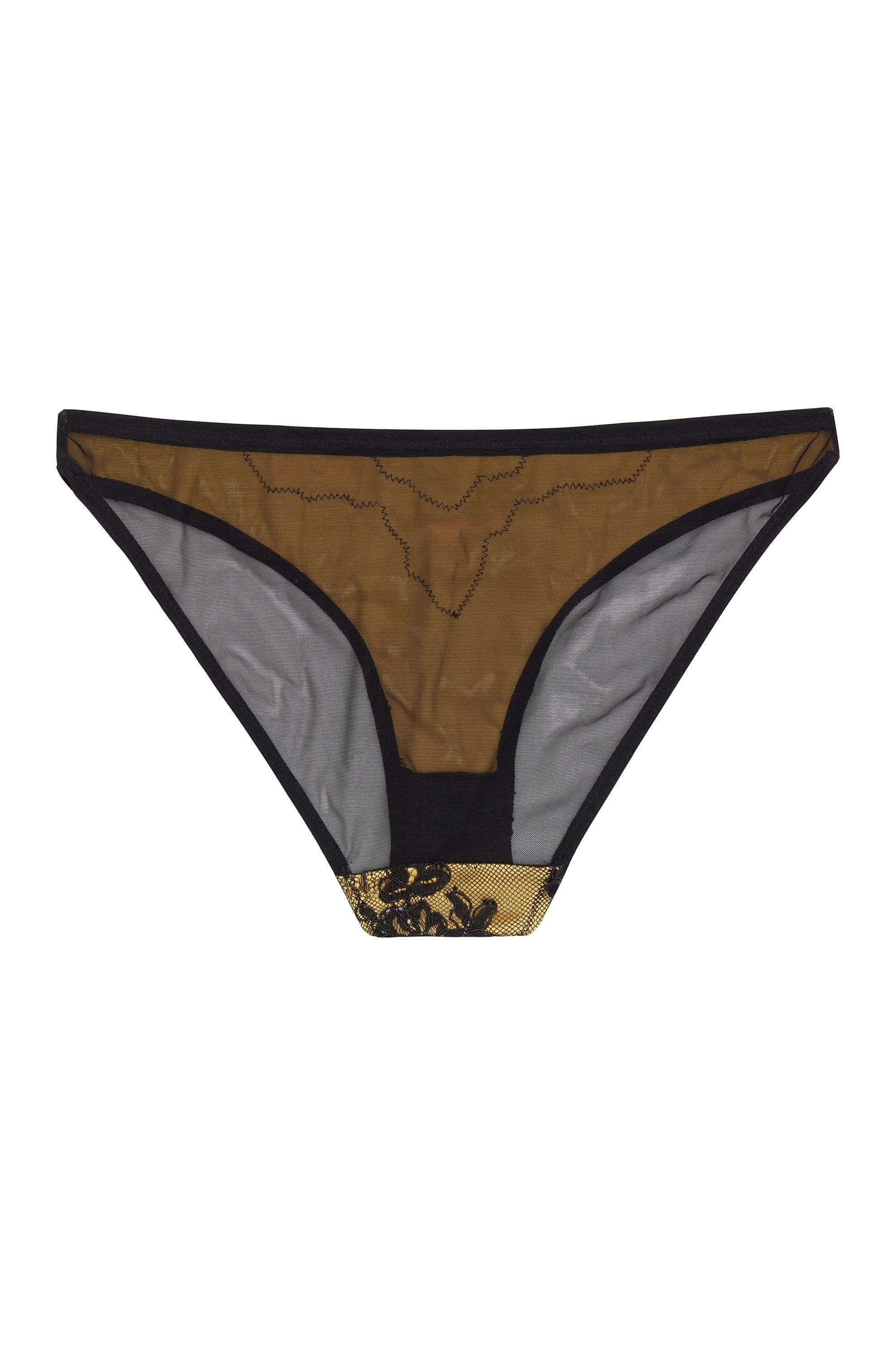 Jaquelina Mustard Contrast Brazilian Brief - Image 6