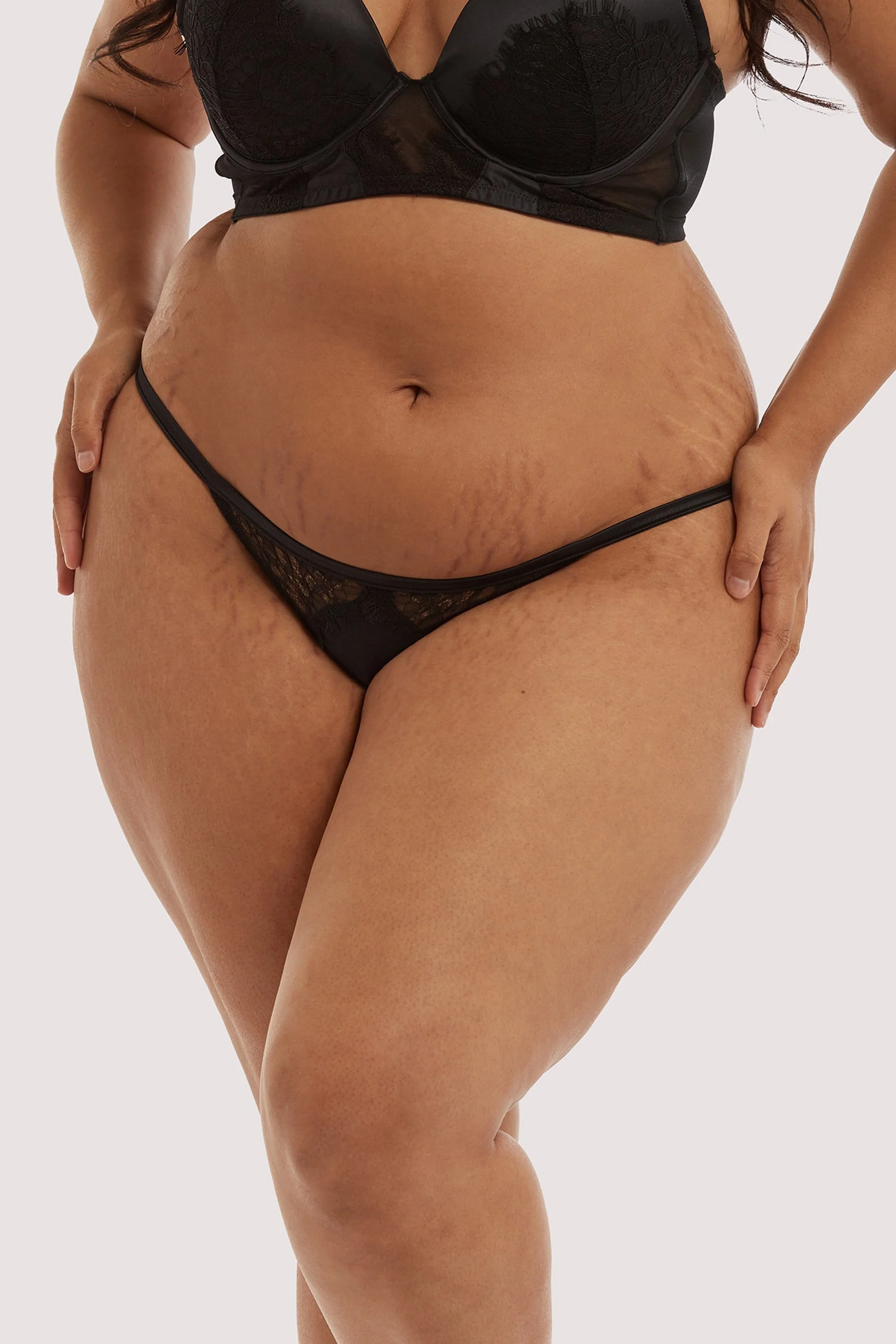 Melina Black Tanga - Image 2