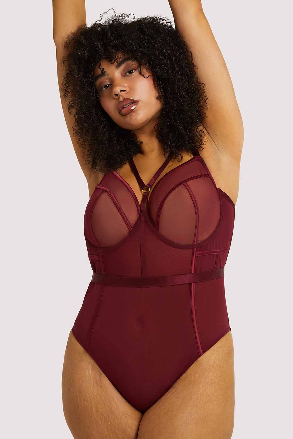 Harper Bordeaux Bodysuit - Image 2