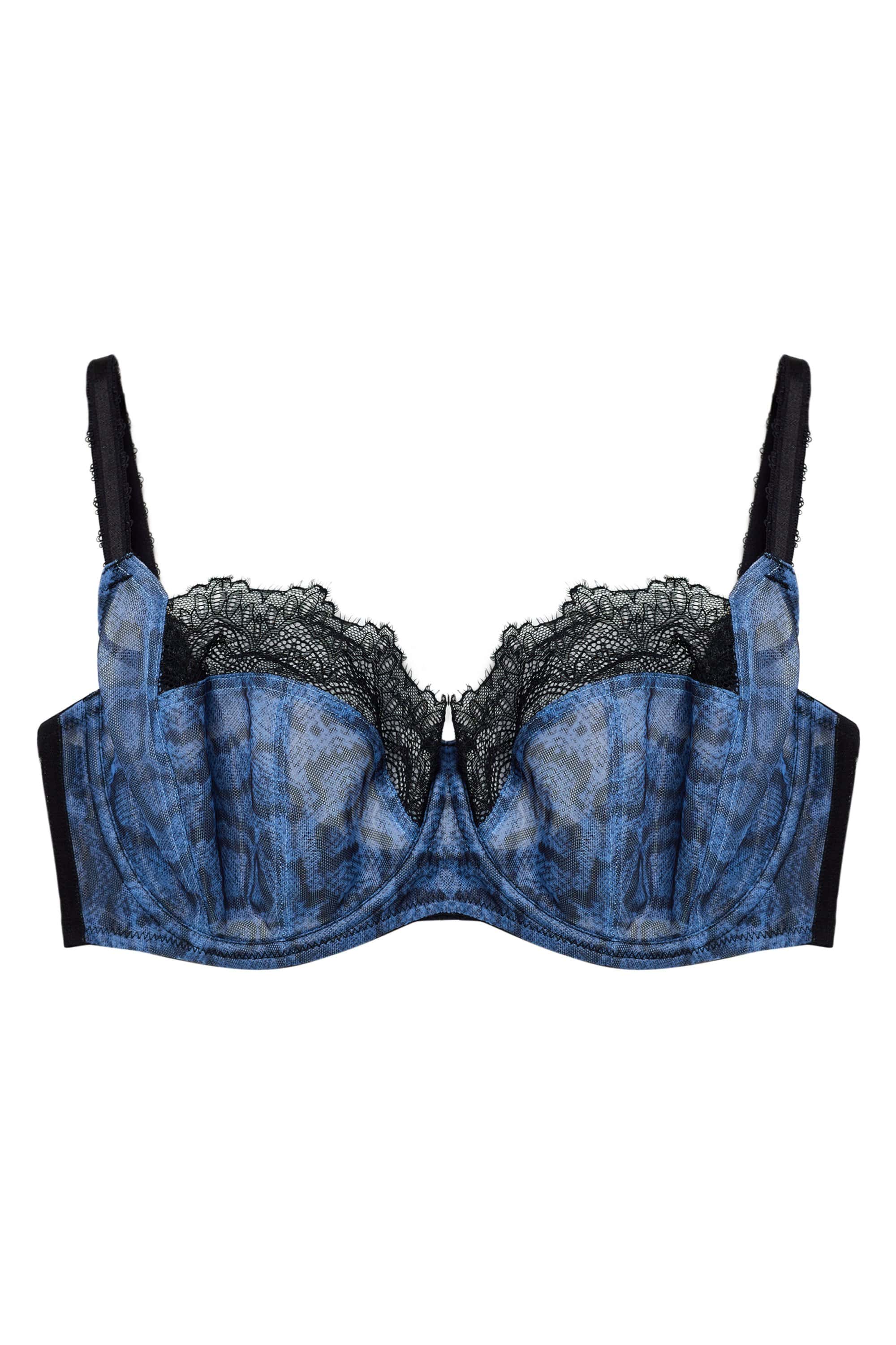 Rosalyn Lilac Snake Lace Balcony Bra - Image 12