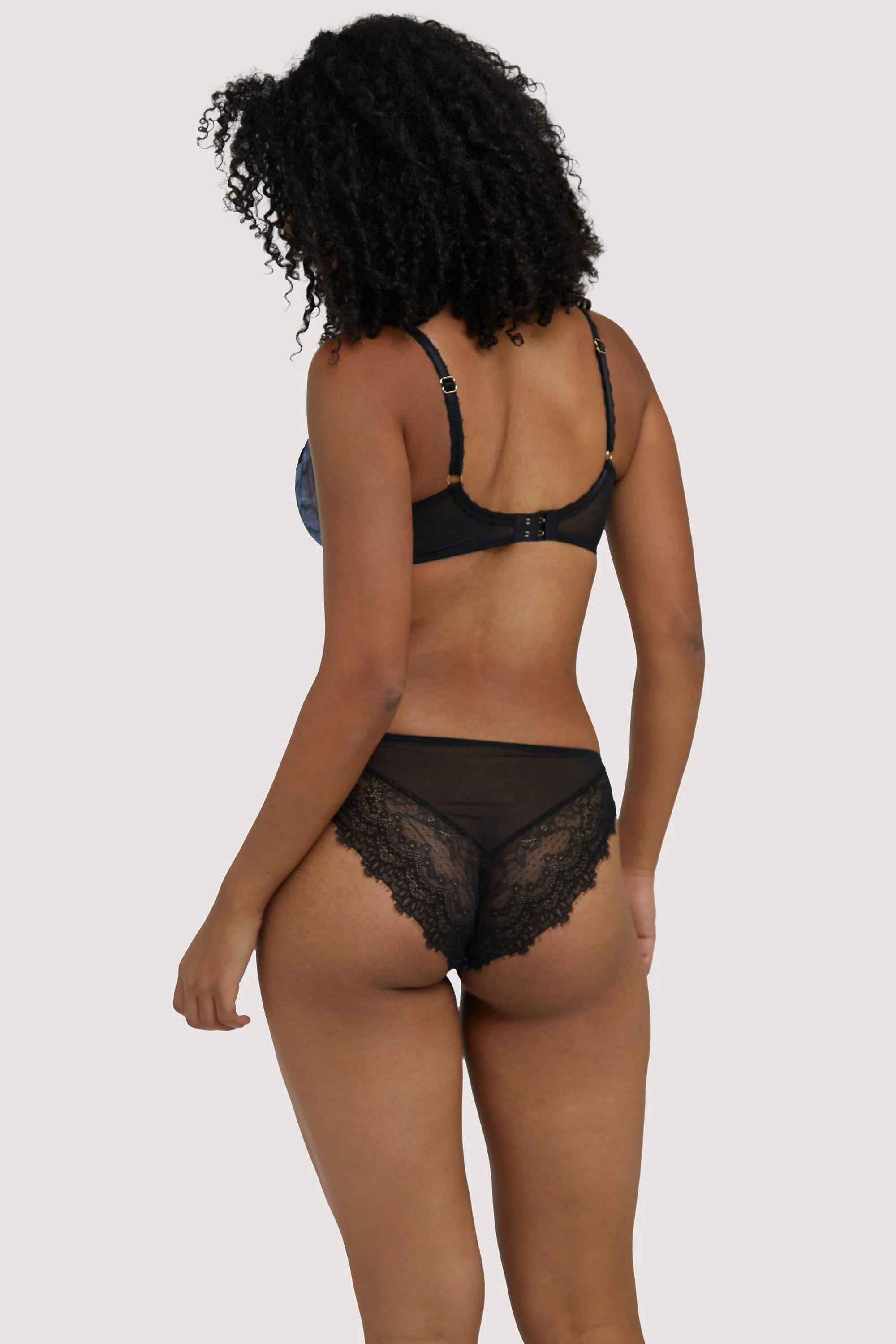 Rosalyn Lilac Snake Lace Balcony Bra - Image 7