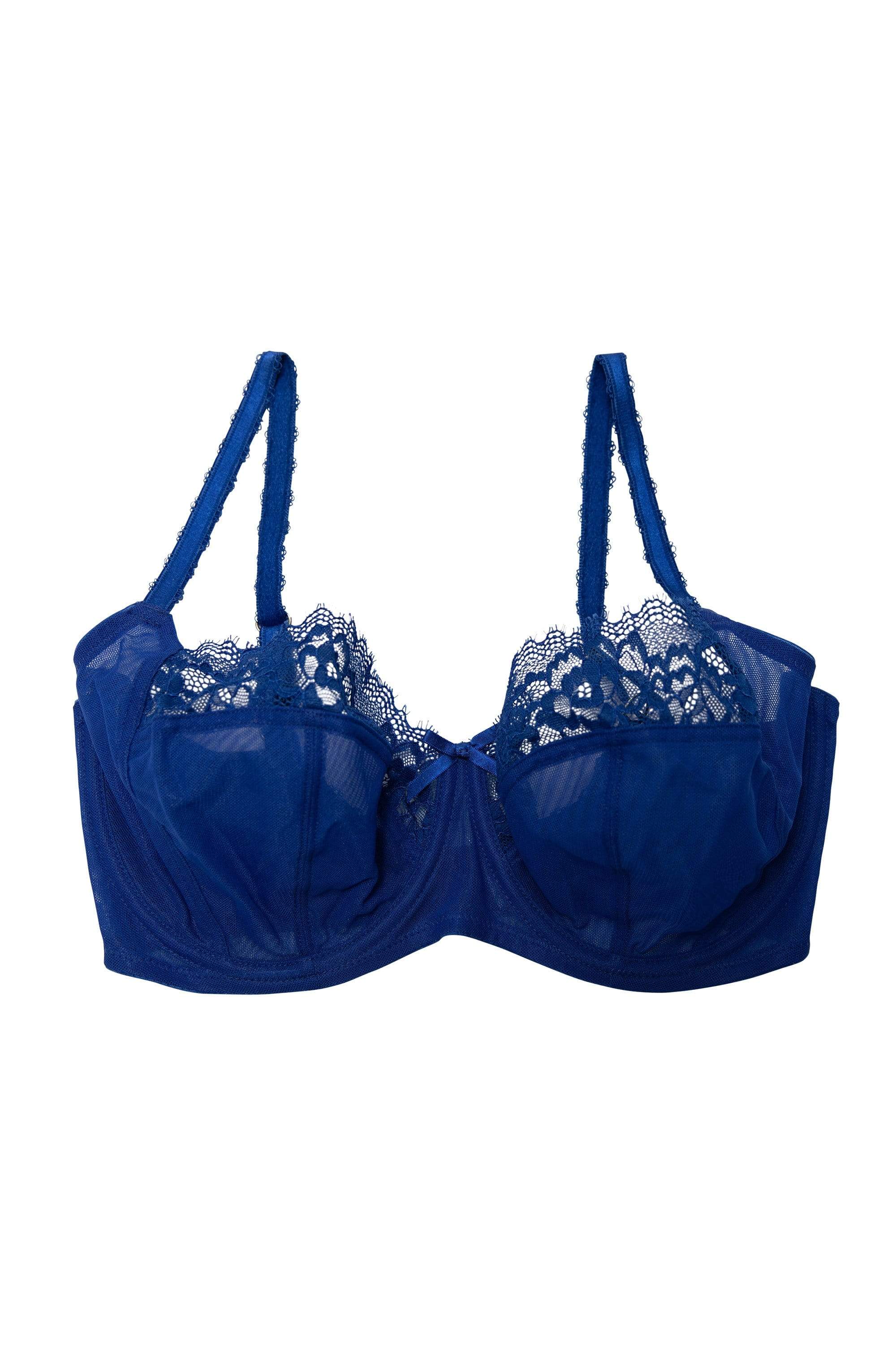 Rosalyn Marine Blue Balcony Bra - Image 5