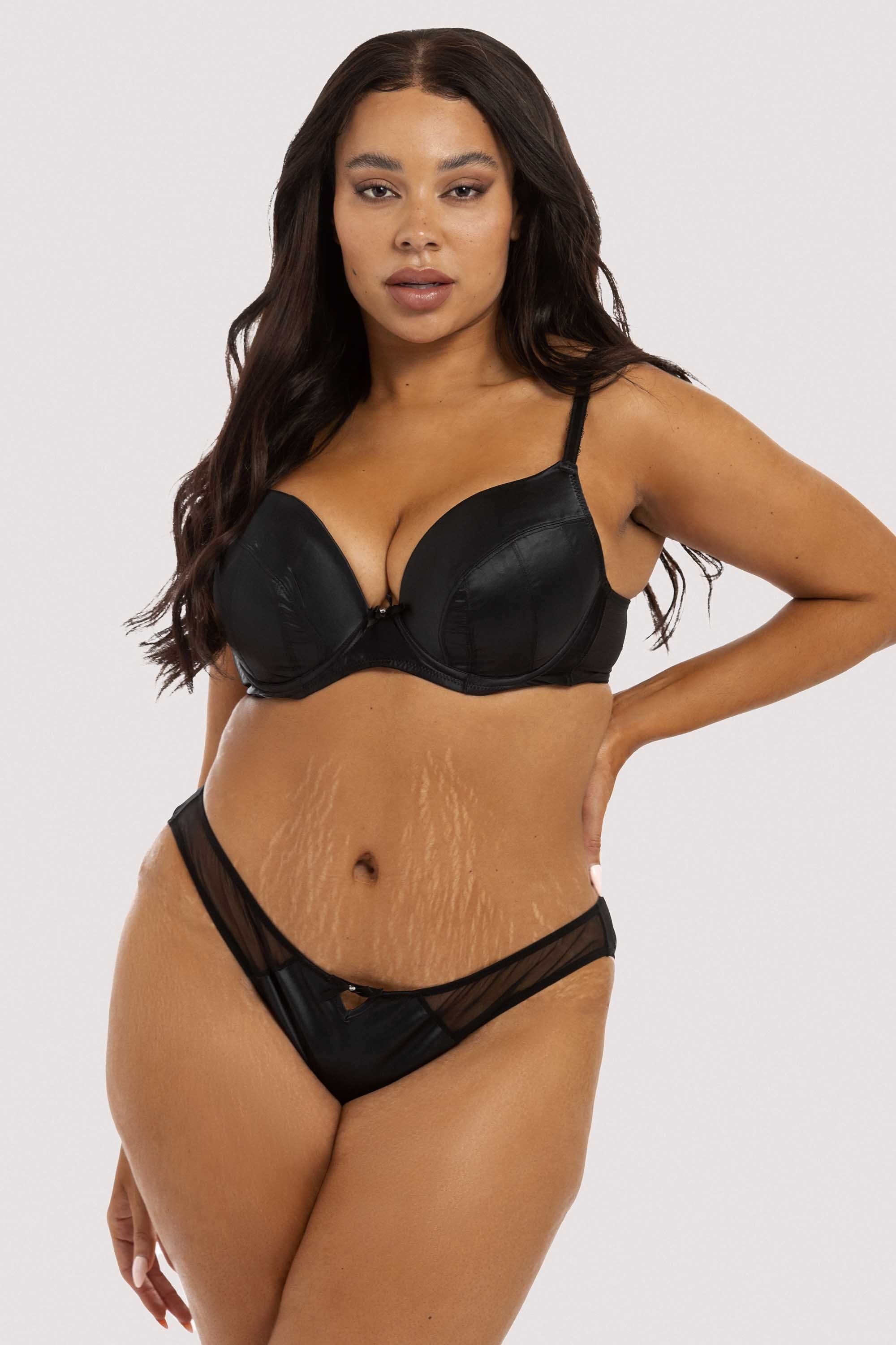 Sophia Black Plunge & Push Up Bra - Image 9