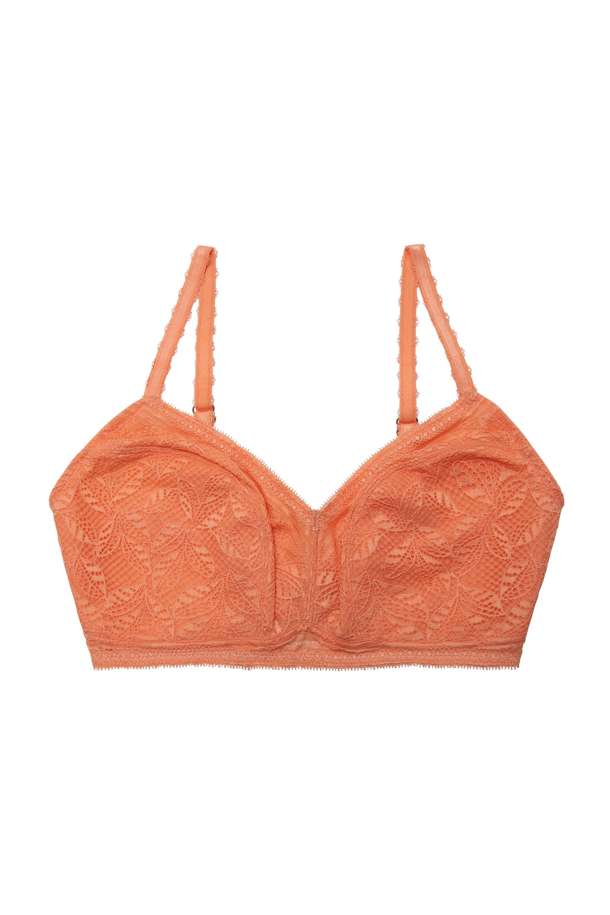 Emma Coral Lace Wireless Bra - Image 4