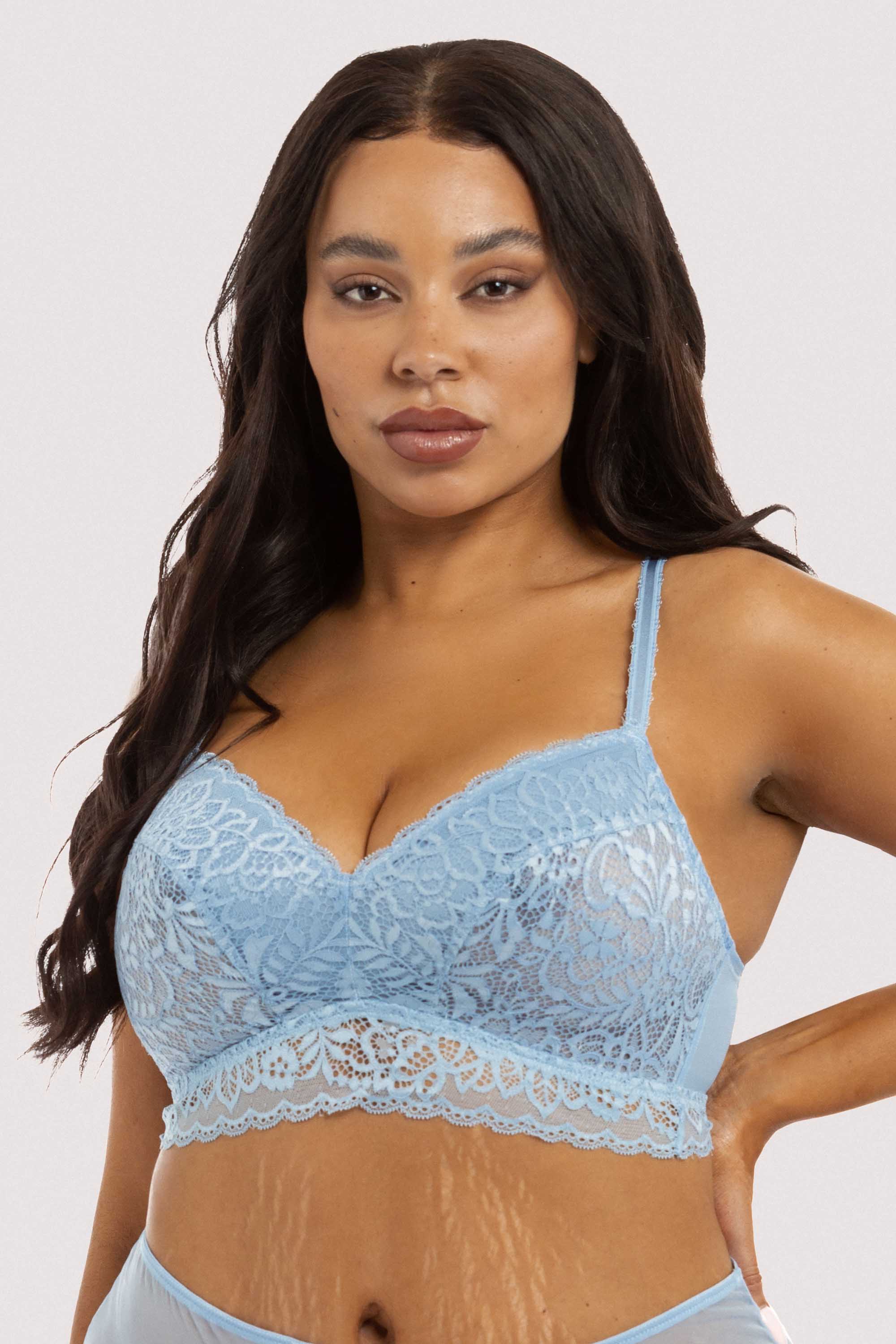 Emma Lavender Wireless Bra - Image 2