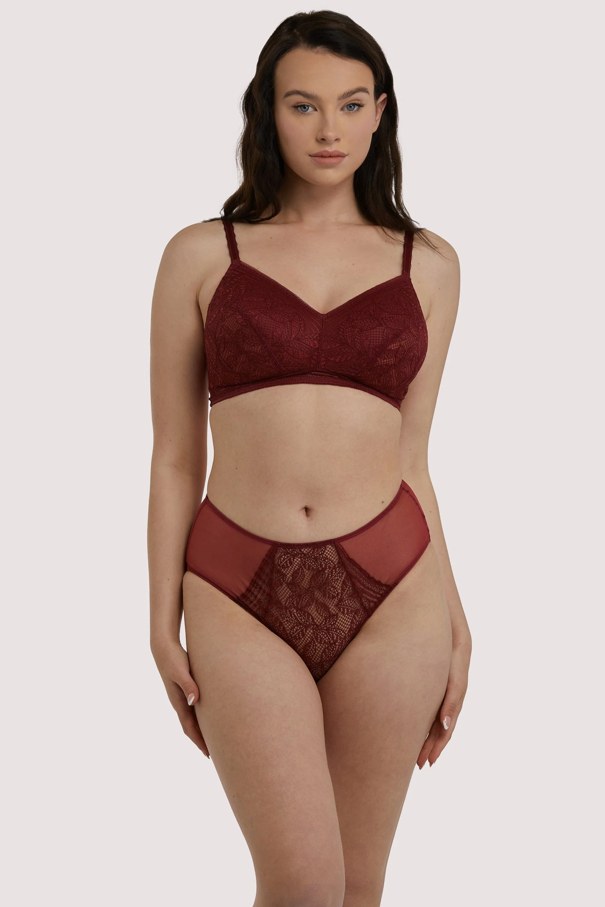 Emma Merlot Wine Ultimate Comfort Wireless Bra - Image 3