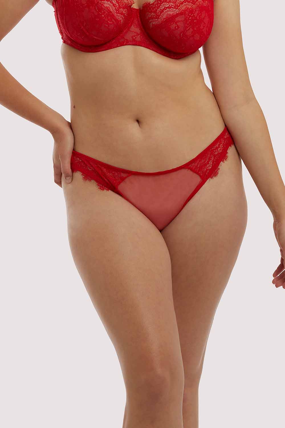Rosalyn Red Brazilian Brief - Image 3