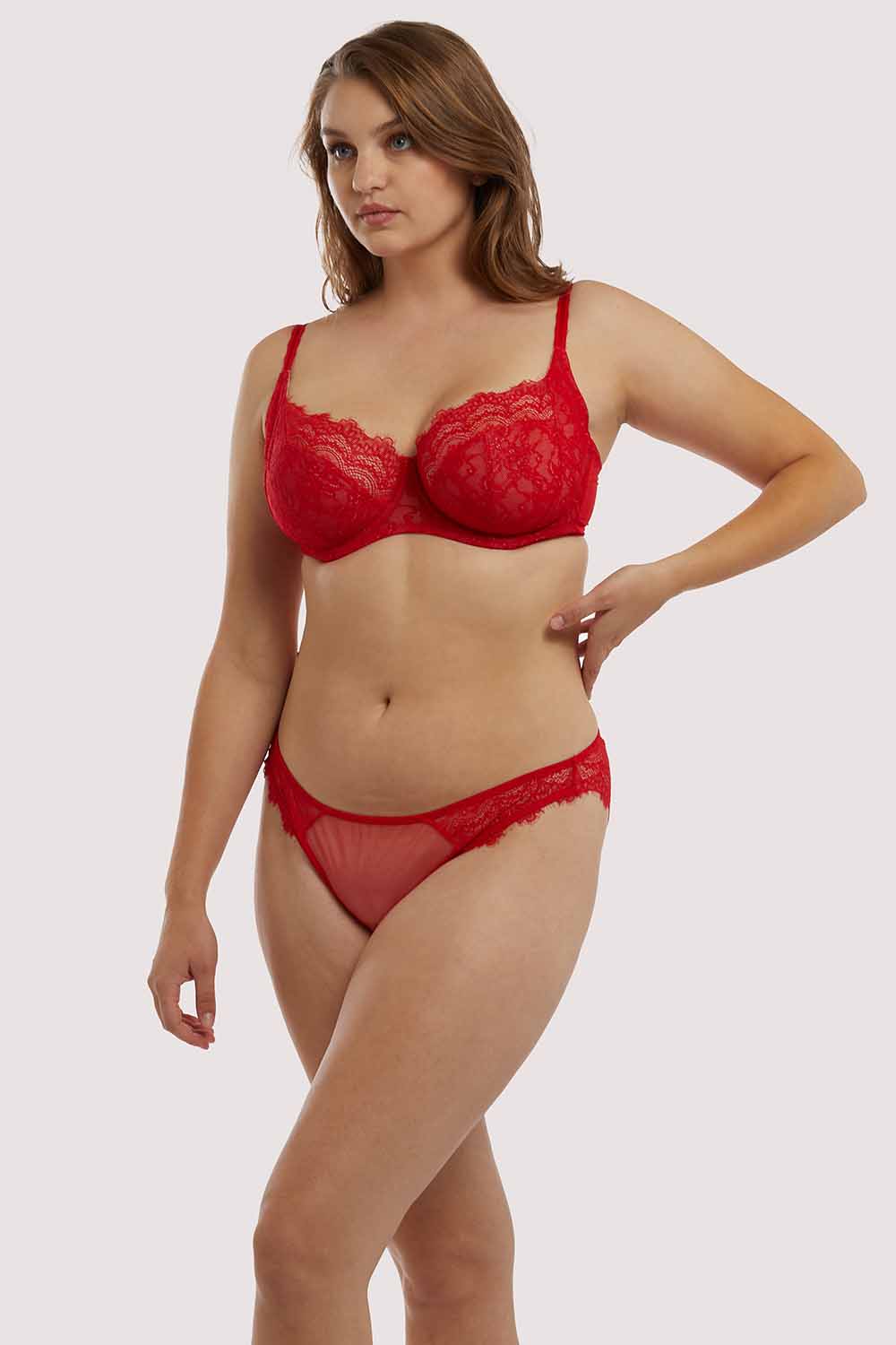 Rosalyn Red Brazilian Brief - Image 9
