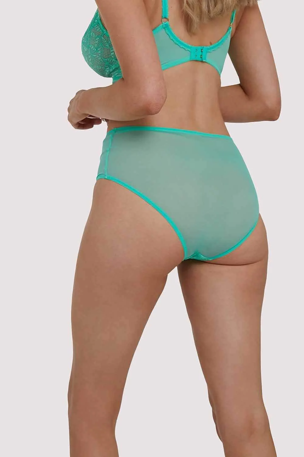Emma Mint Green High Waist Brief - Image 2