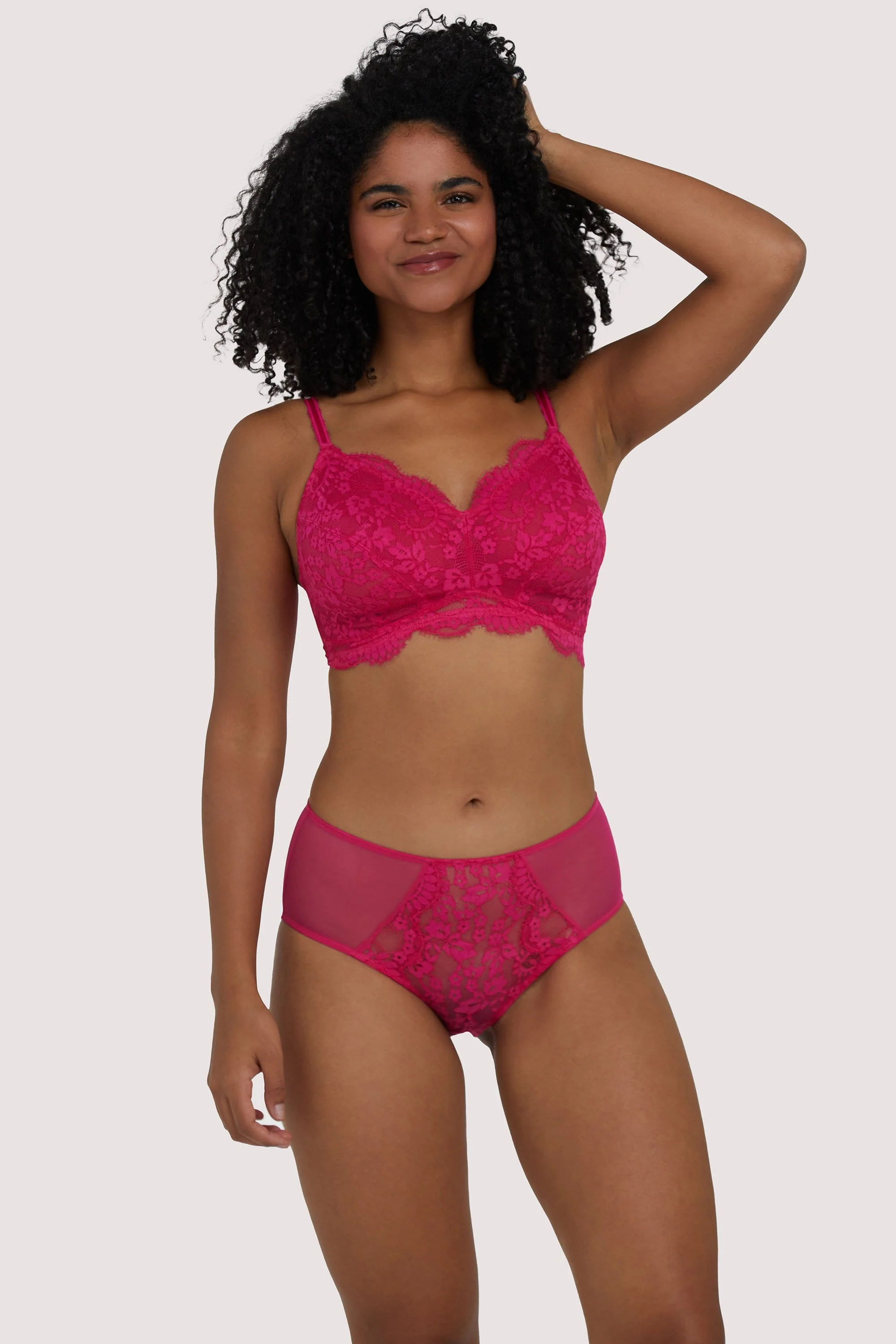 Emma Pink Highwaist Brief - Image 3