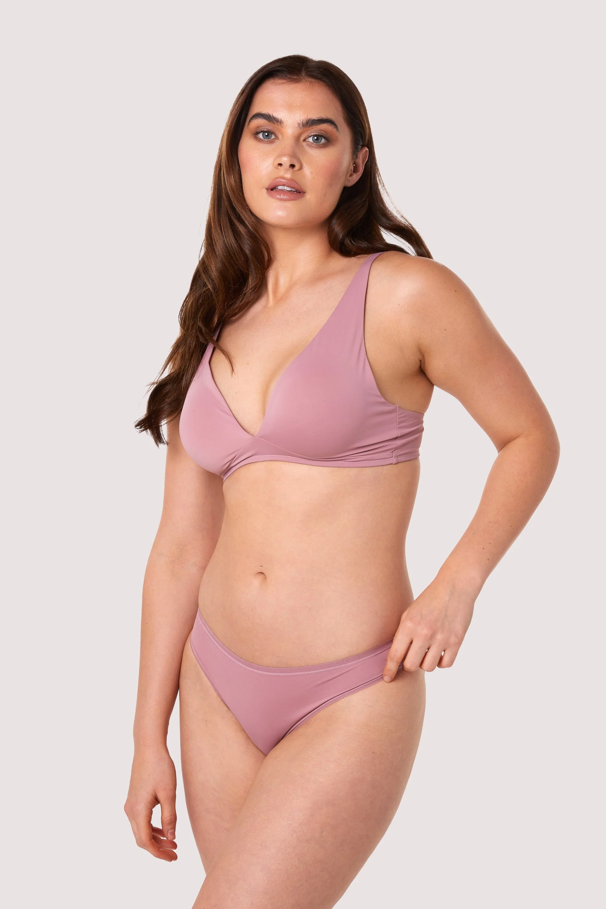 Second Skin Rose Recycled Triangle Bra - Image 6