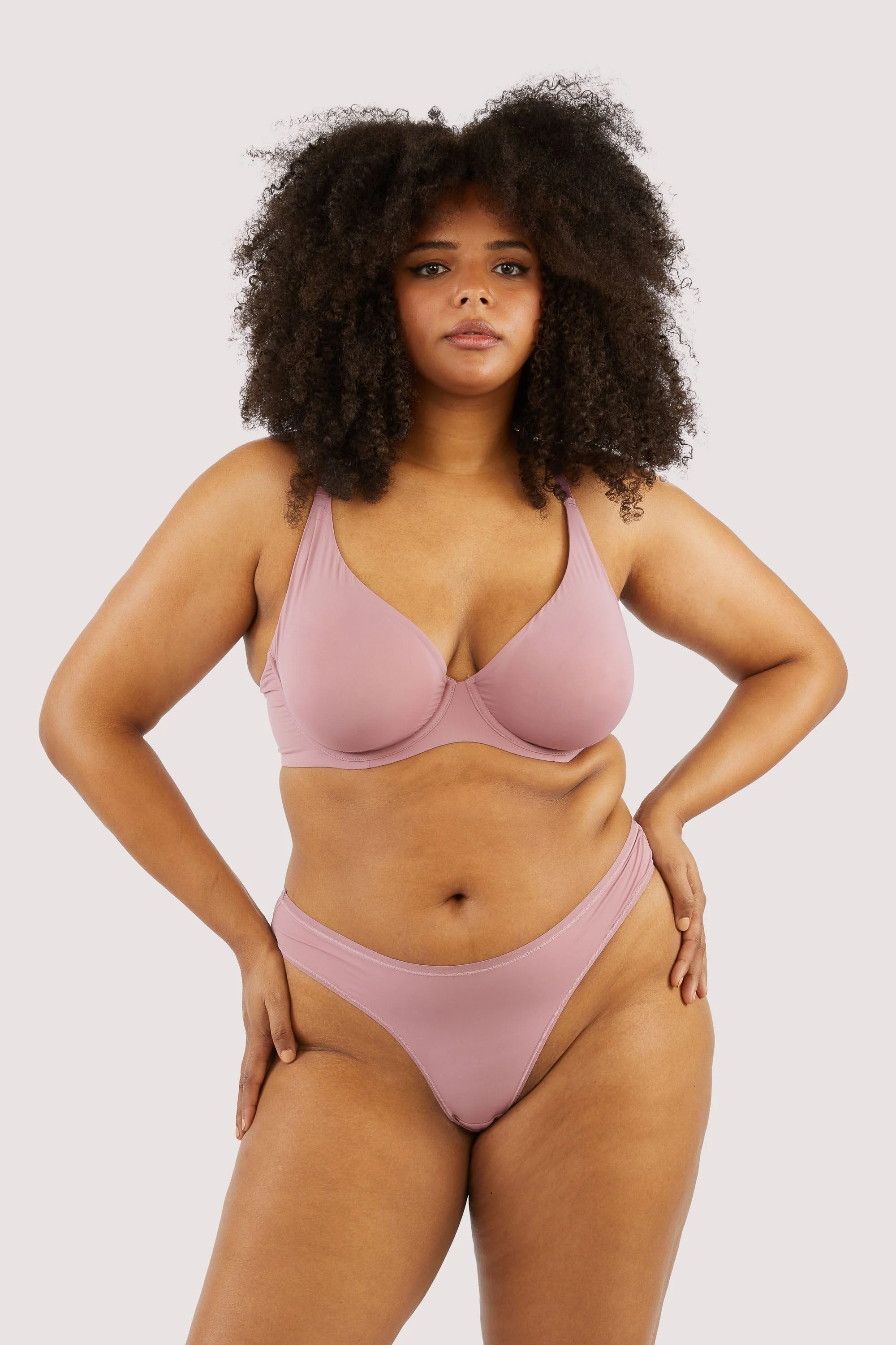Second Skin Rose Recycled Plunge Bra - Image 9