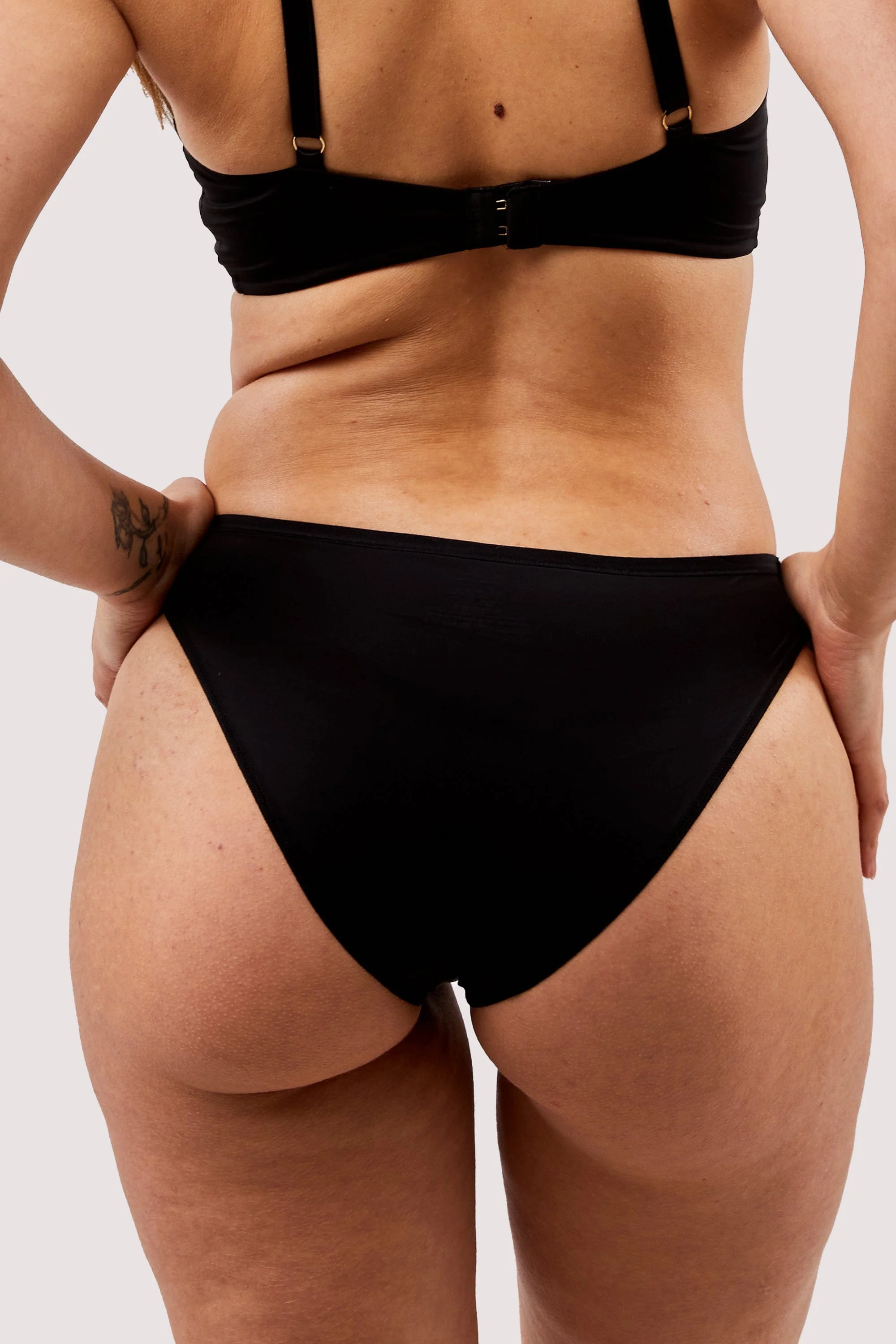 Second Skin Black Recycled Brief - Image 2