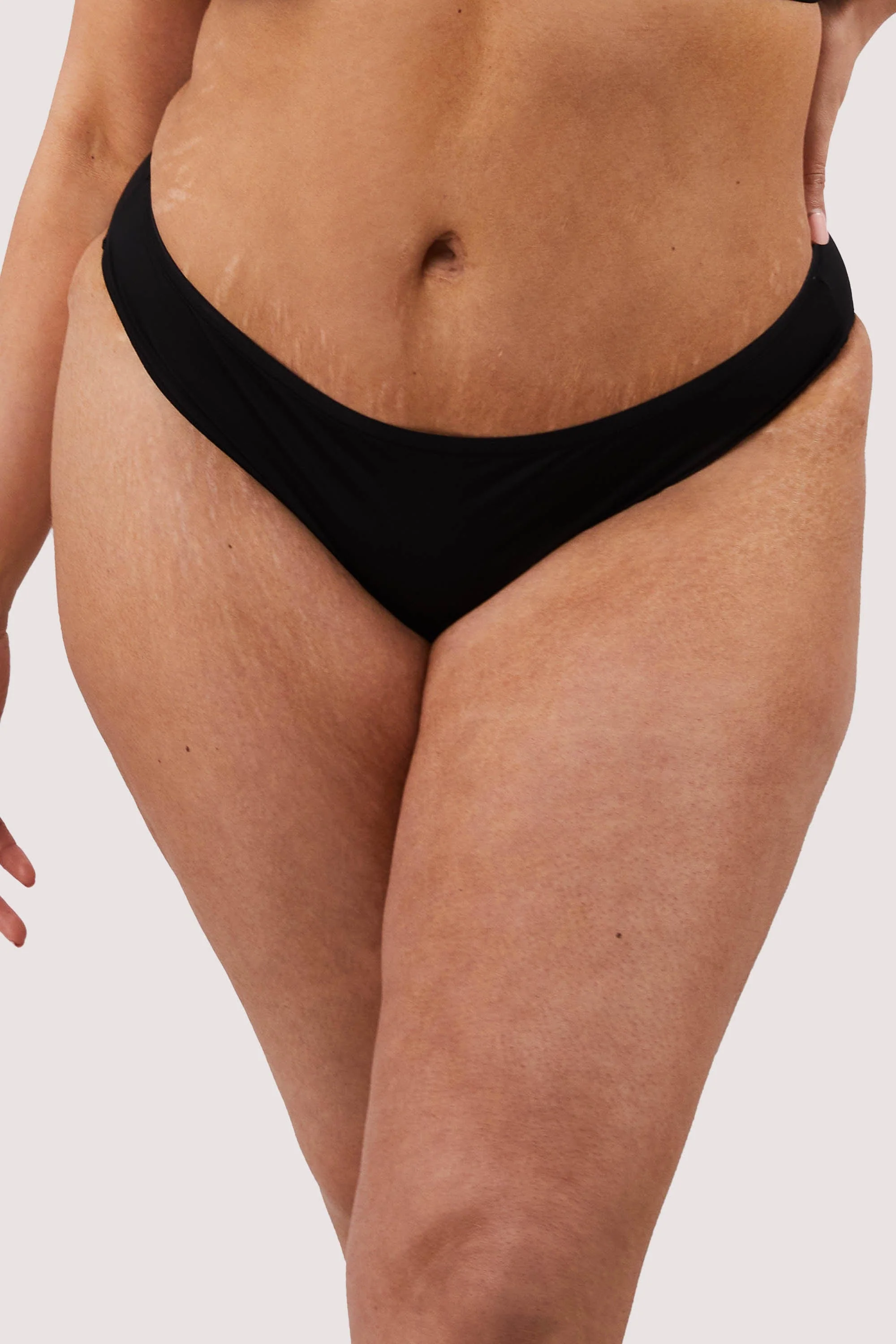 Second Skin Black Recycled Brief - Image 3