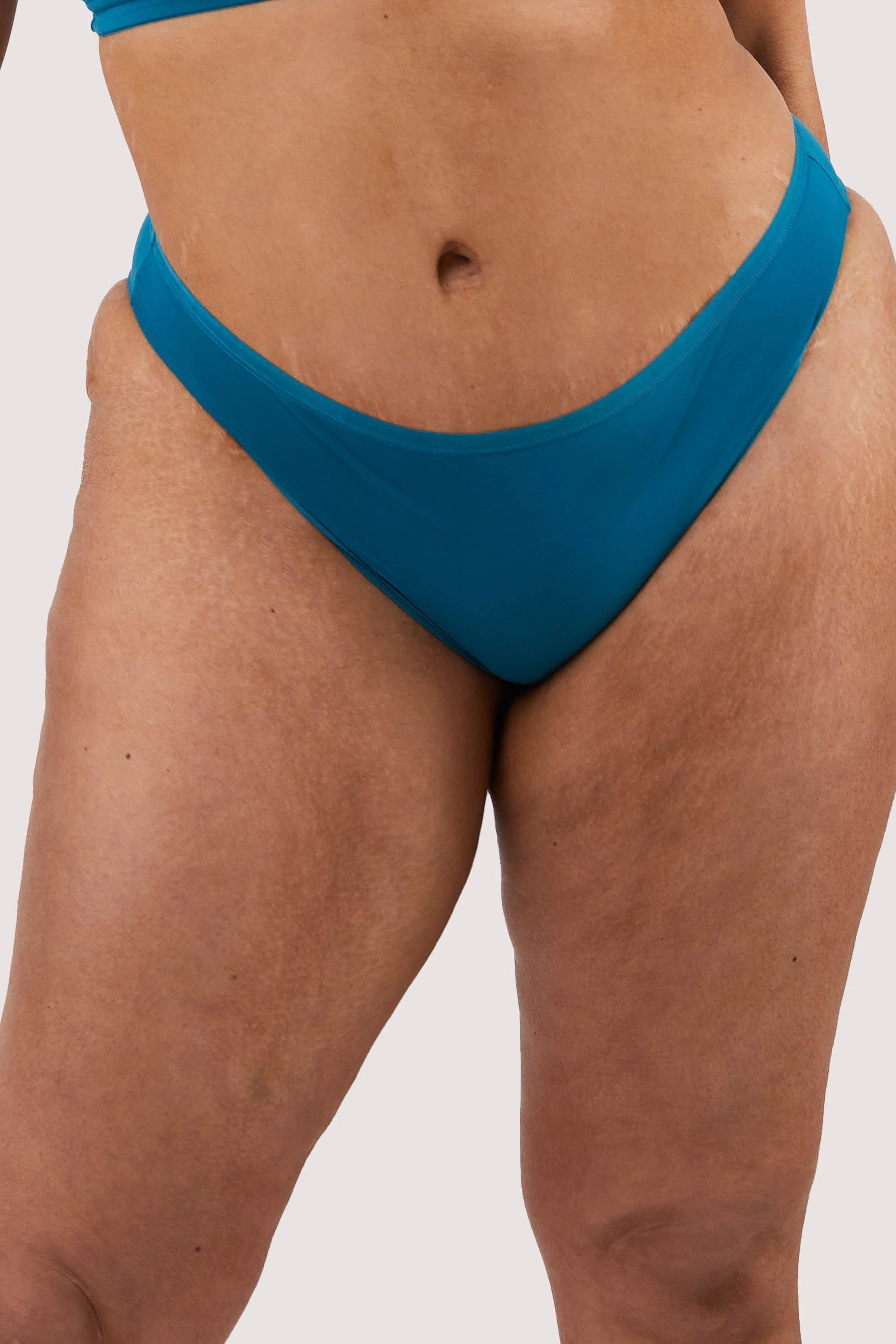 Second Skin Teal Recycled Brief - Image 3
