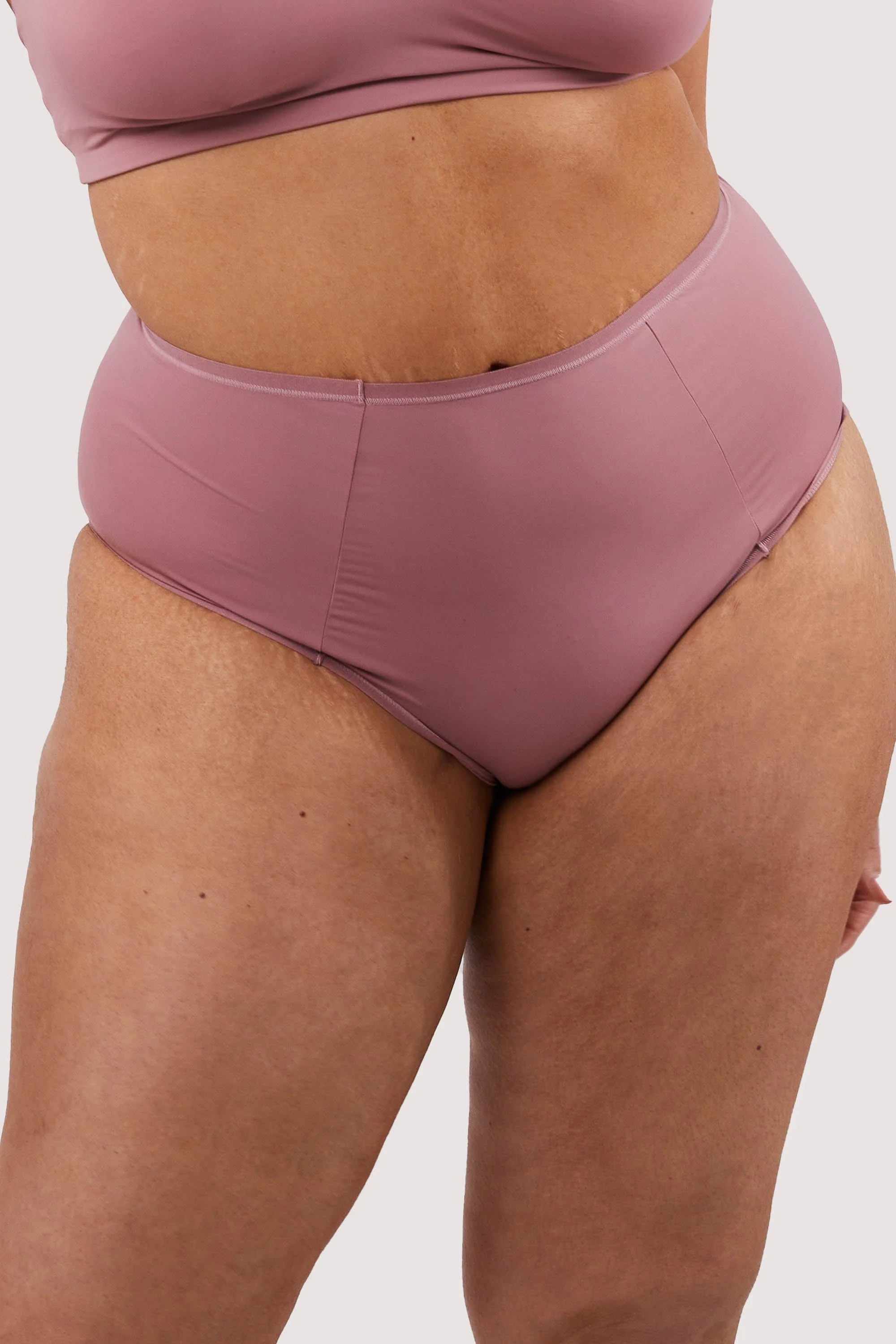 Second Skin Rose Recycled Highwaist Brief - Image 2