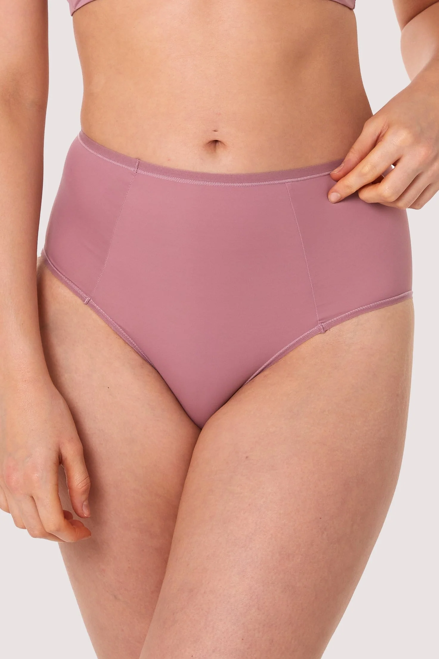 Second Skin Rose Recycled Highwaist Brief - Image 5