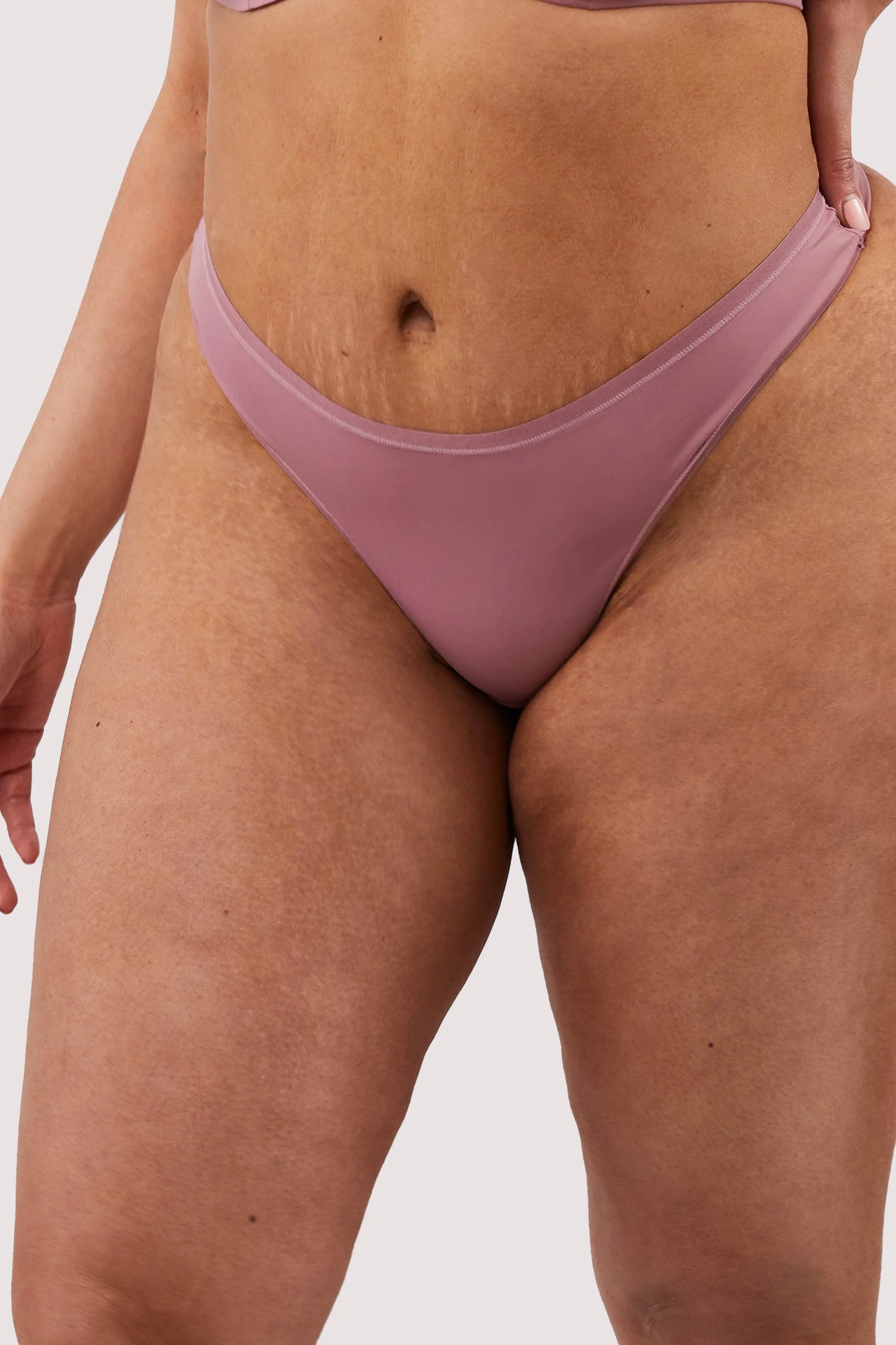 Second Skin Rose Recycled Thong - Image 3