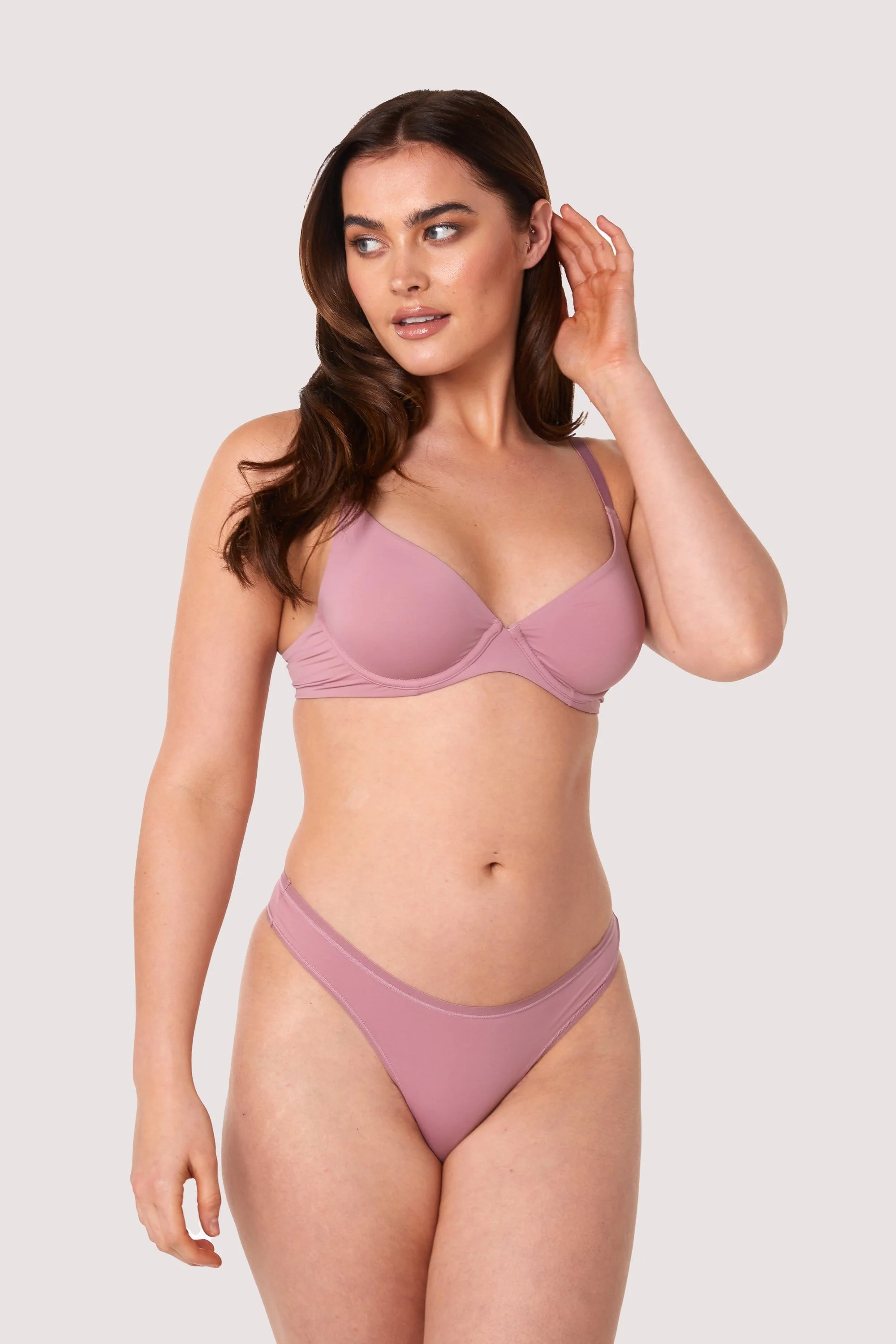 Second Skin Rose Recycled Thong - Image 5