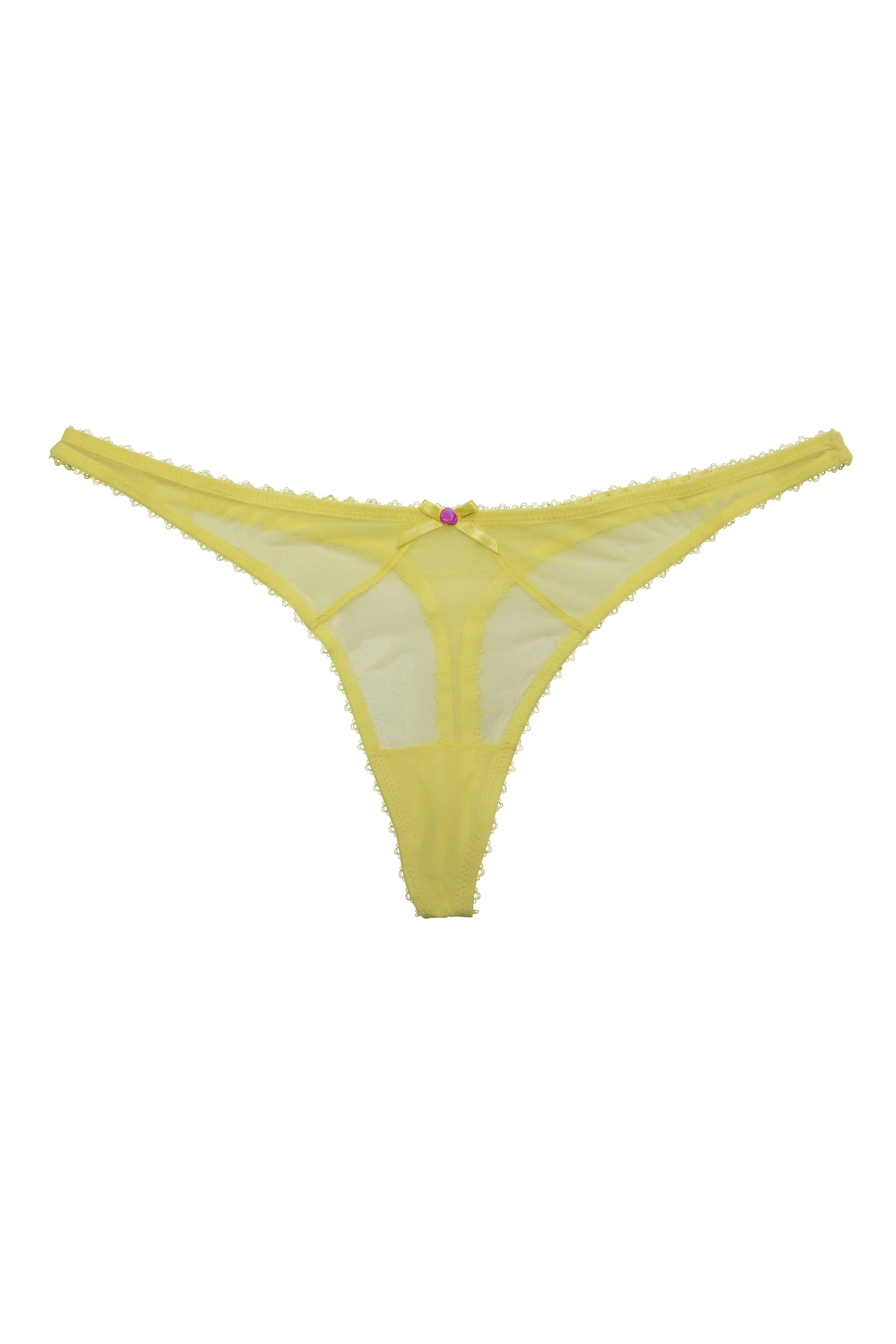 Grace Lemon Yellow Thong - Image 7
