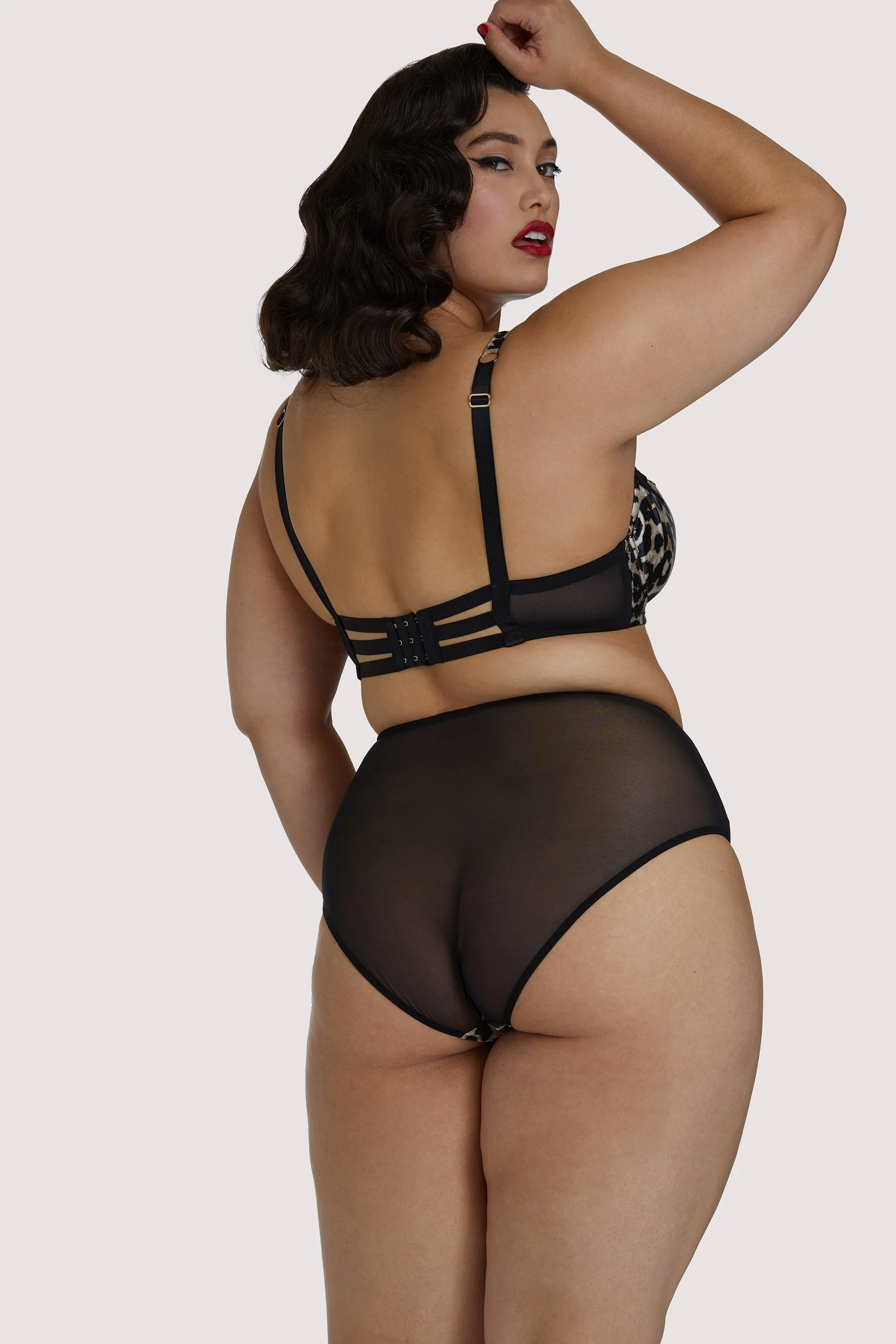 Millicent Leopard High Waist Curve Brief - Image 4