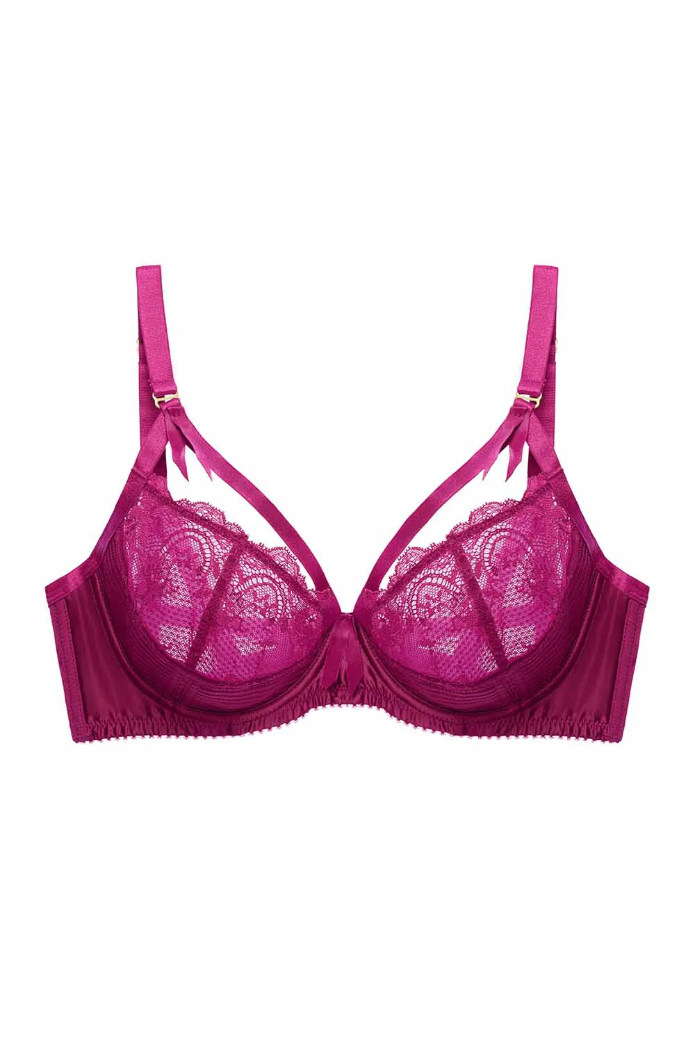 Madame X Magenta Plunge Curve Bra - Image 6