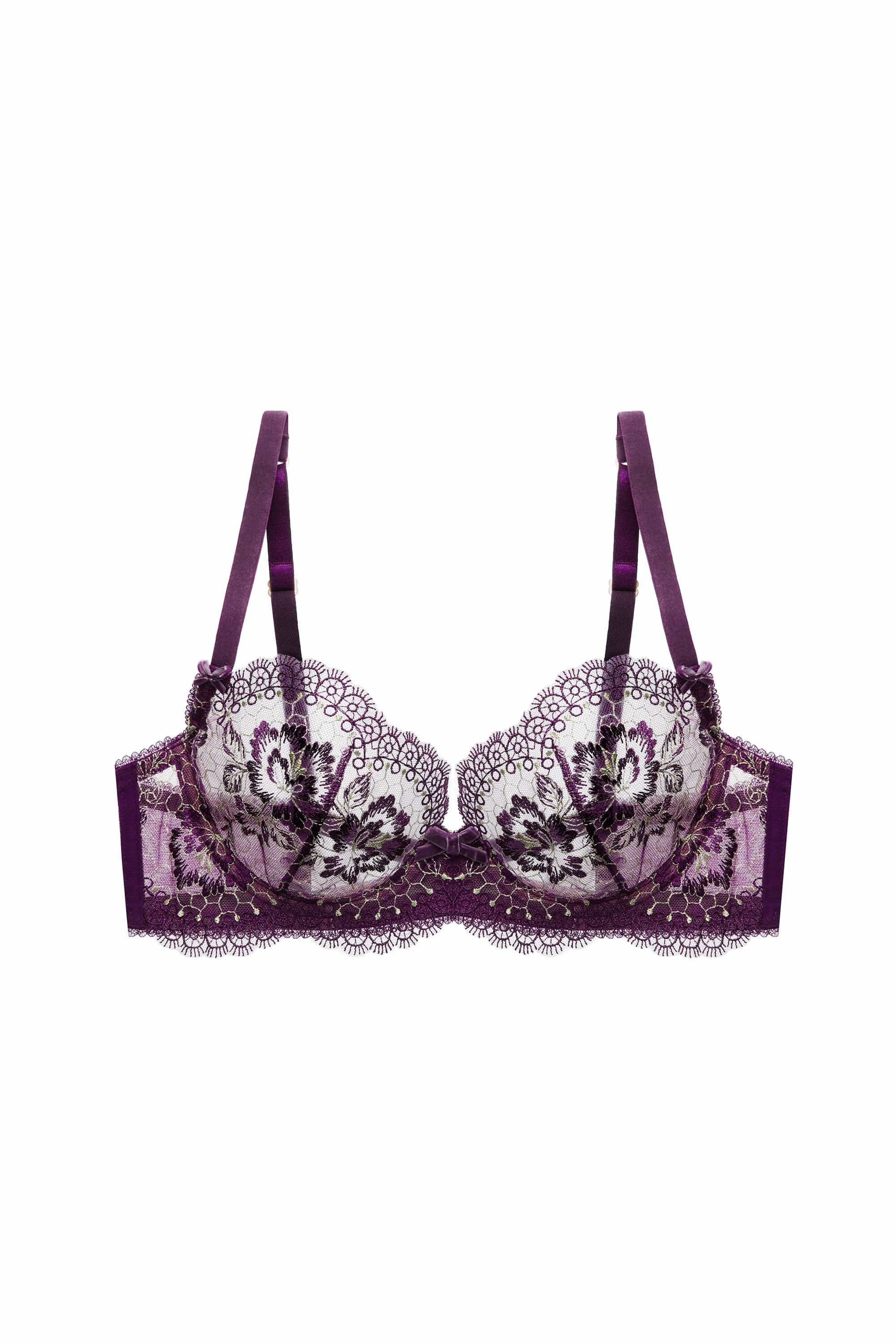 Evelina Aubergine Curve Bra - Image 2