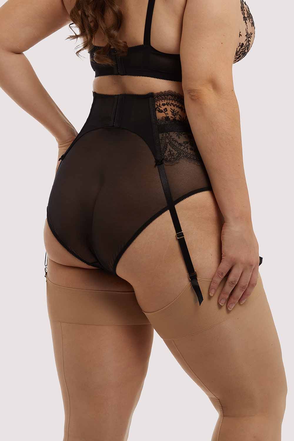 Severine Black Suspender Curve - Image 4