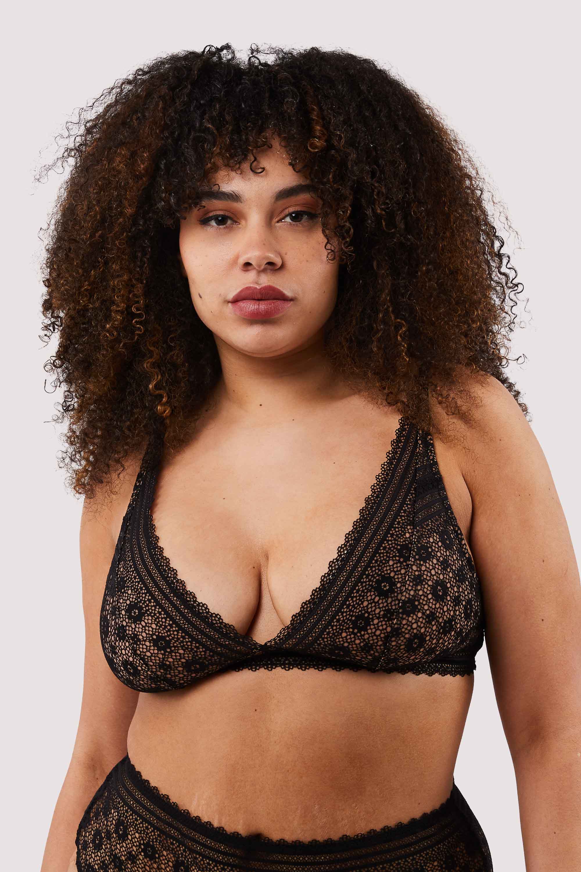 Maia Black Lace Bralette - Image 8