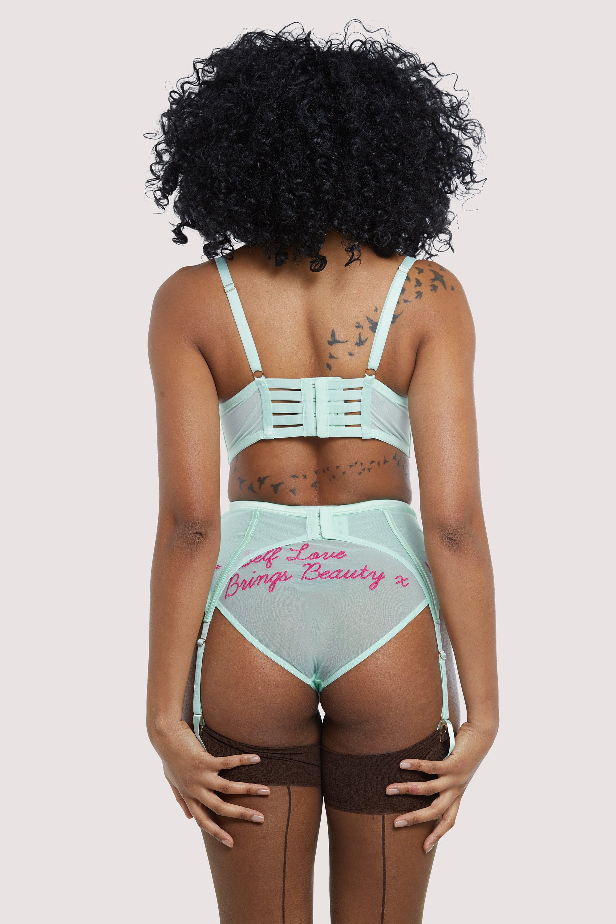 Self Love Mint Suspender Belt - Image 2