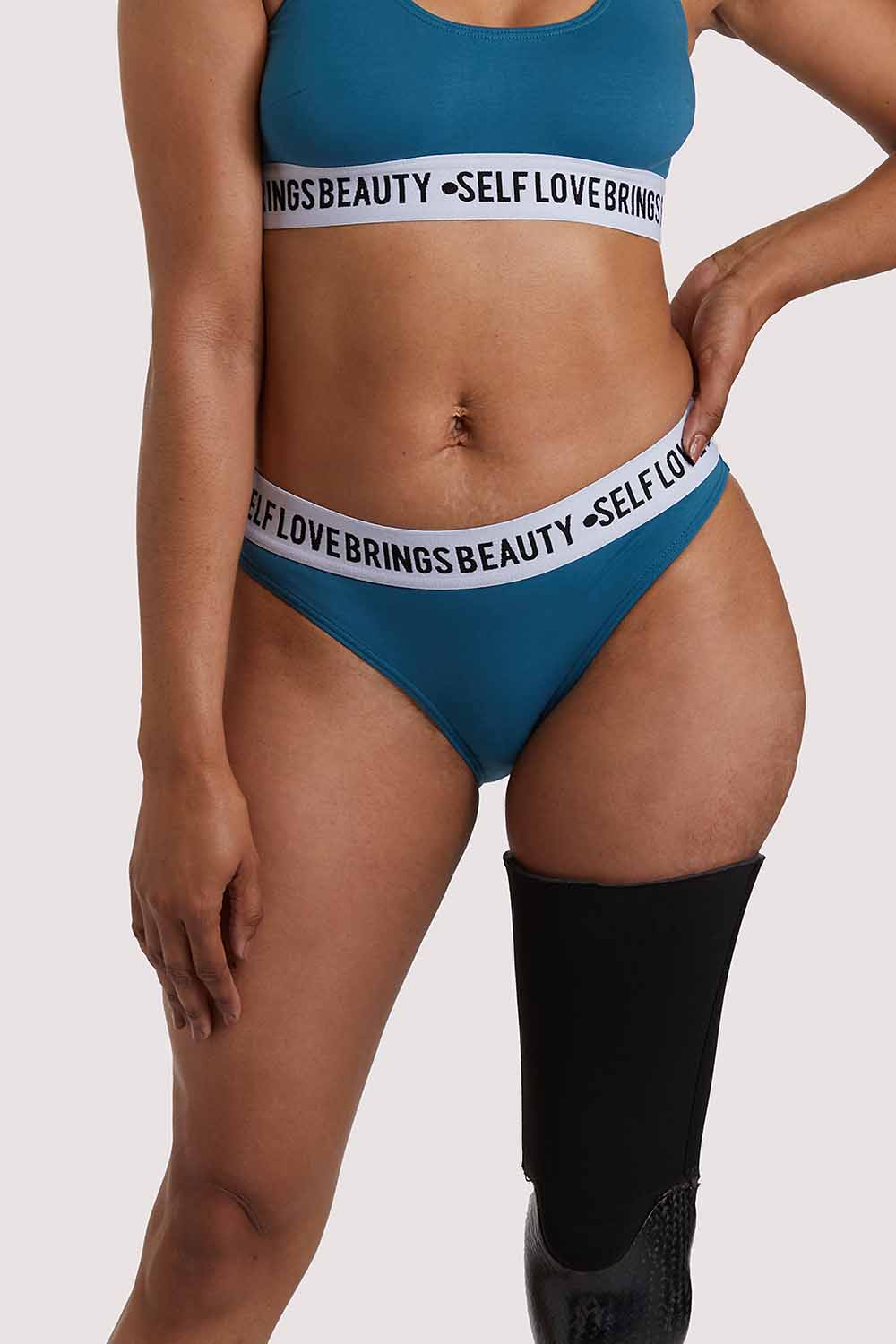 Self Love Teal Brief - Image 2