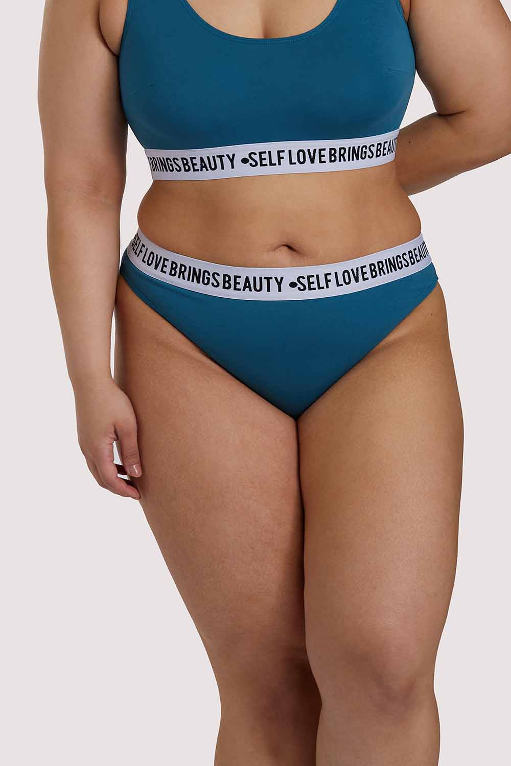 Self Love Teal Brief - Image 3