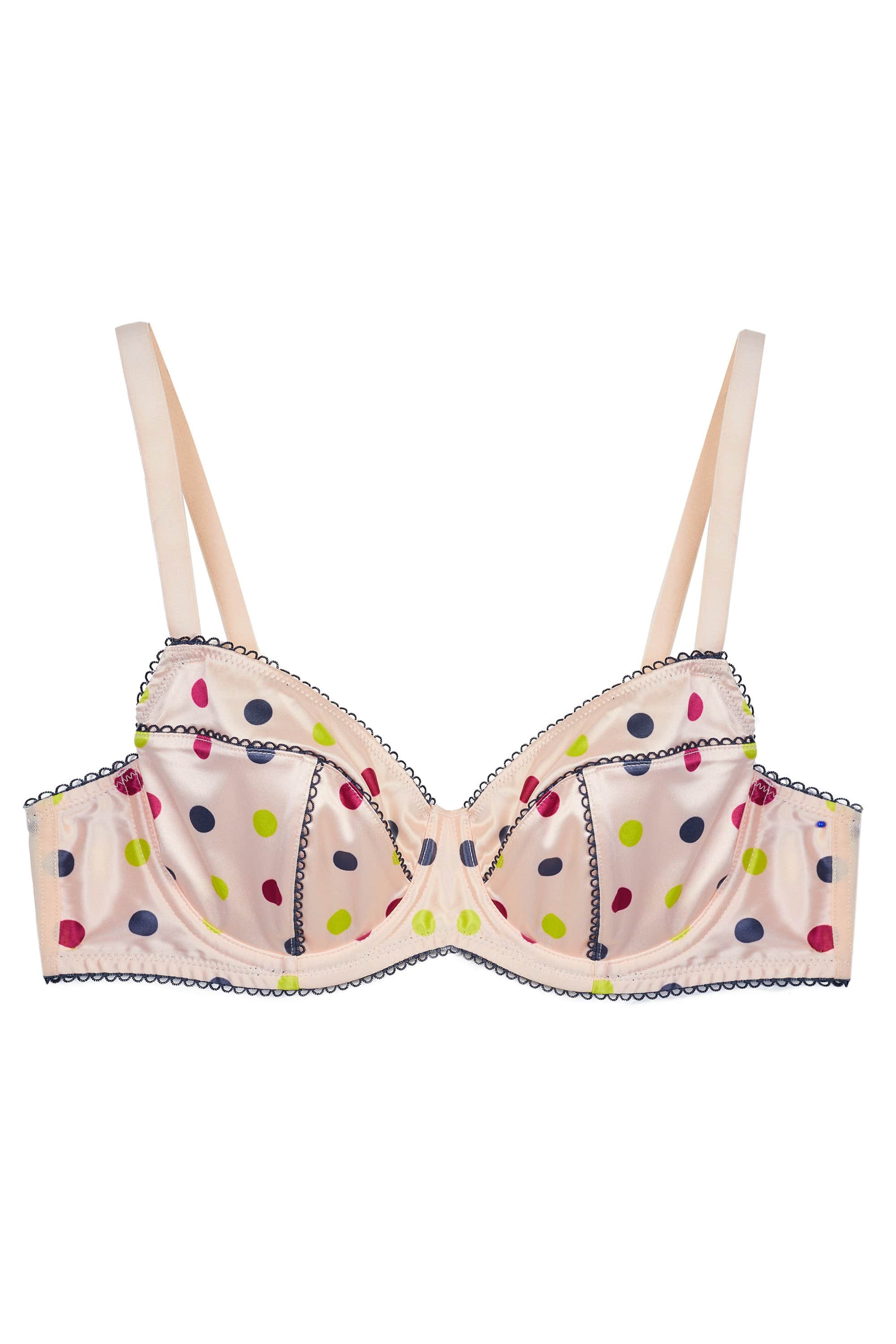 Rowswell Polka Dot Peach Bra - Image 20