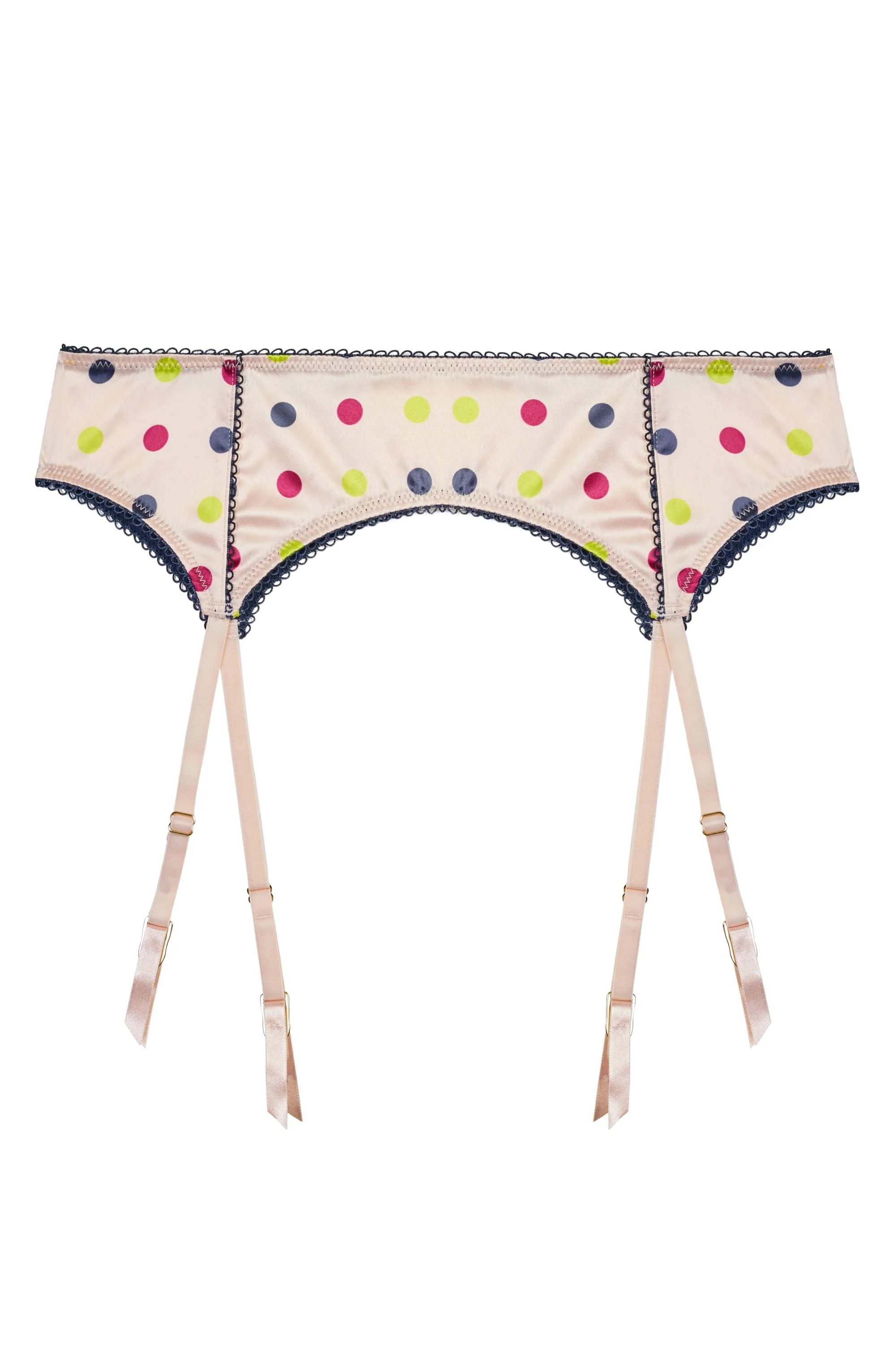 Rowswell x PP polka Dot Peach Suspender - Image 16