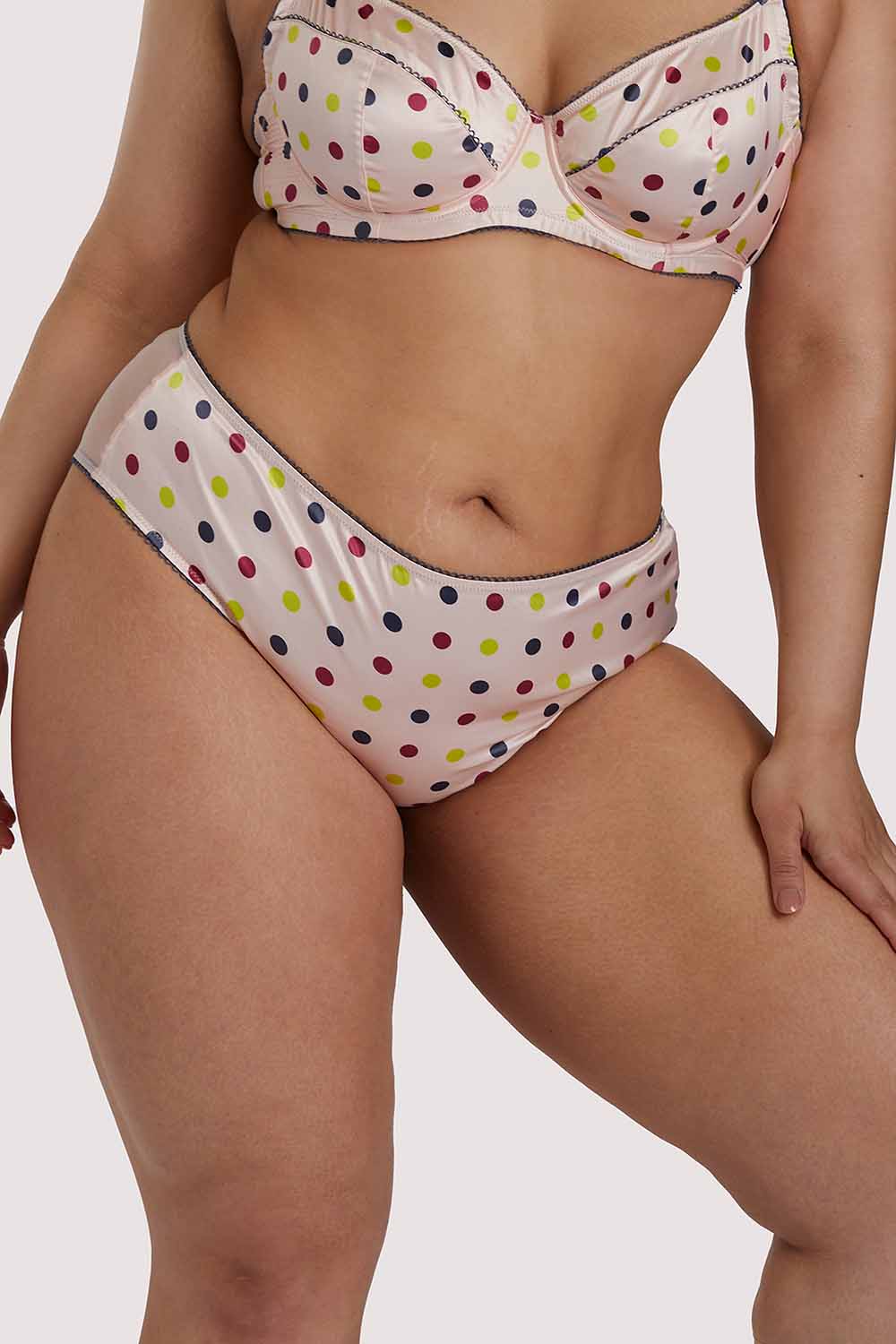 Rowswell Polka dot Peach Highwaist - Image 2