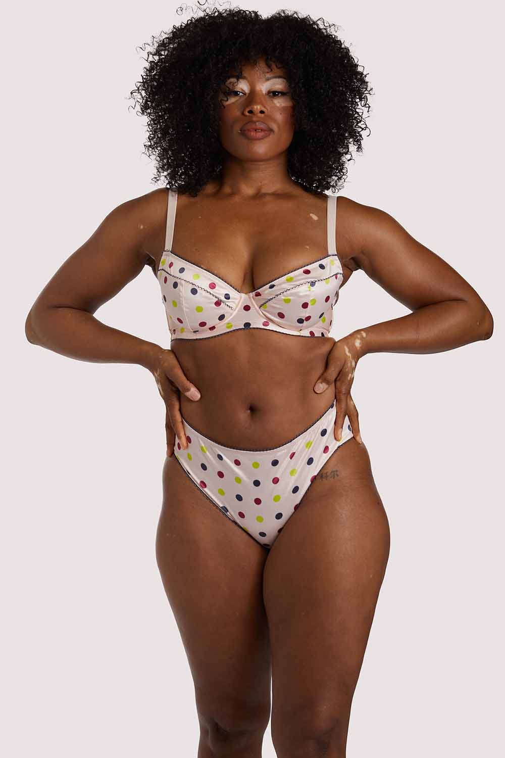 Rowswell Polka dot Peach Highwaist - Image 4