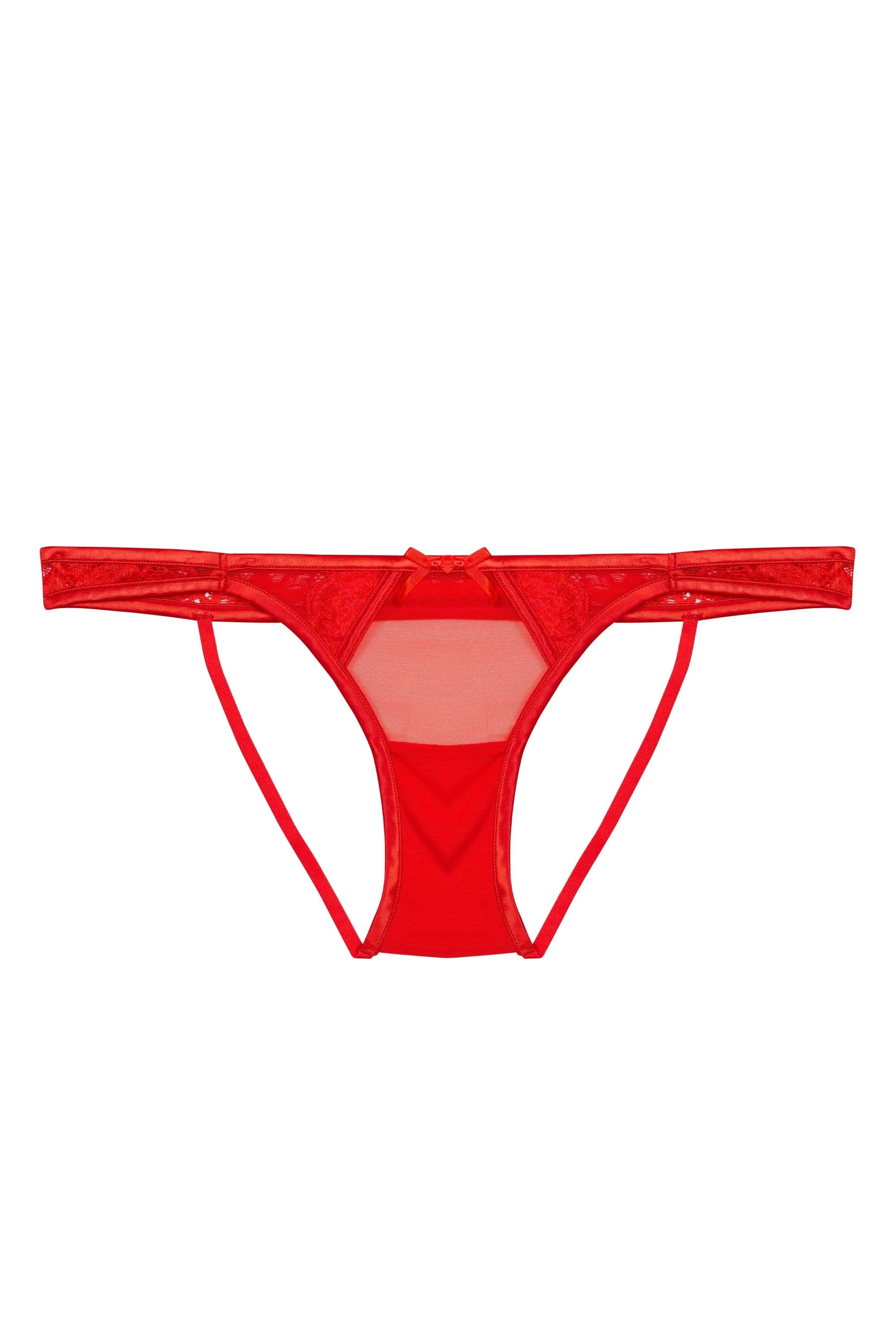 Leona Red Open Back Brief - Image 5
