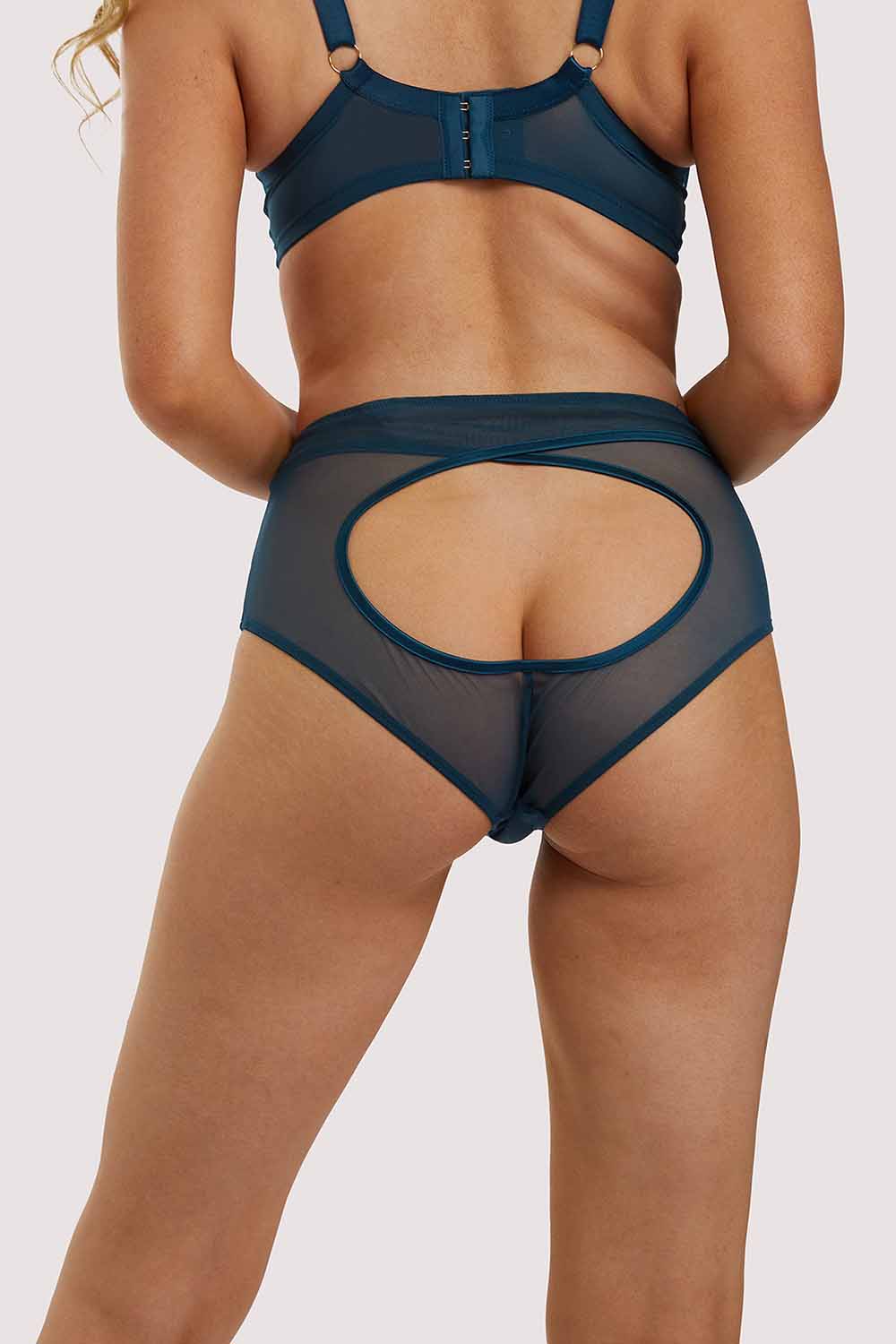 Firenza Open Back Teal Brief - Image 7