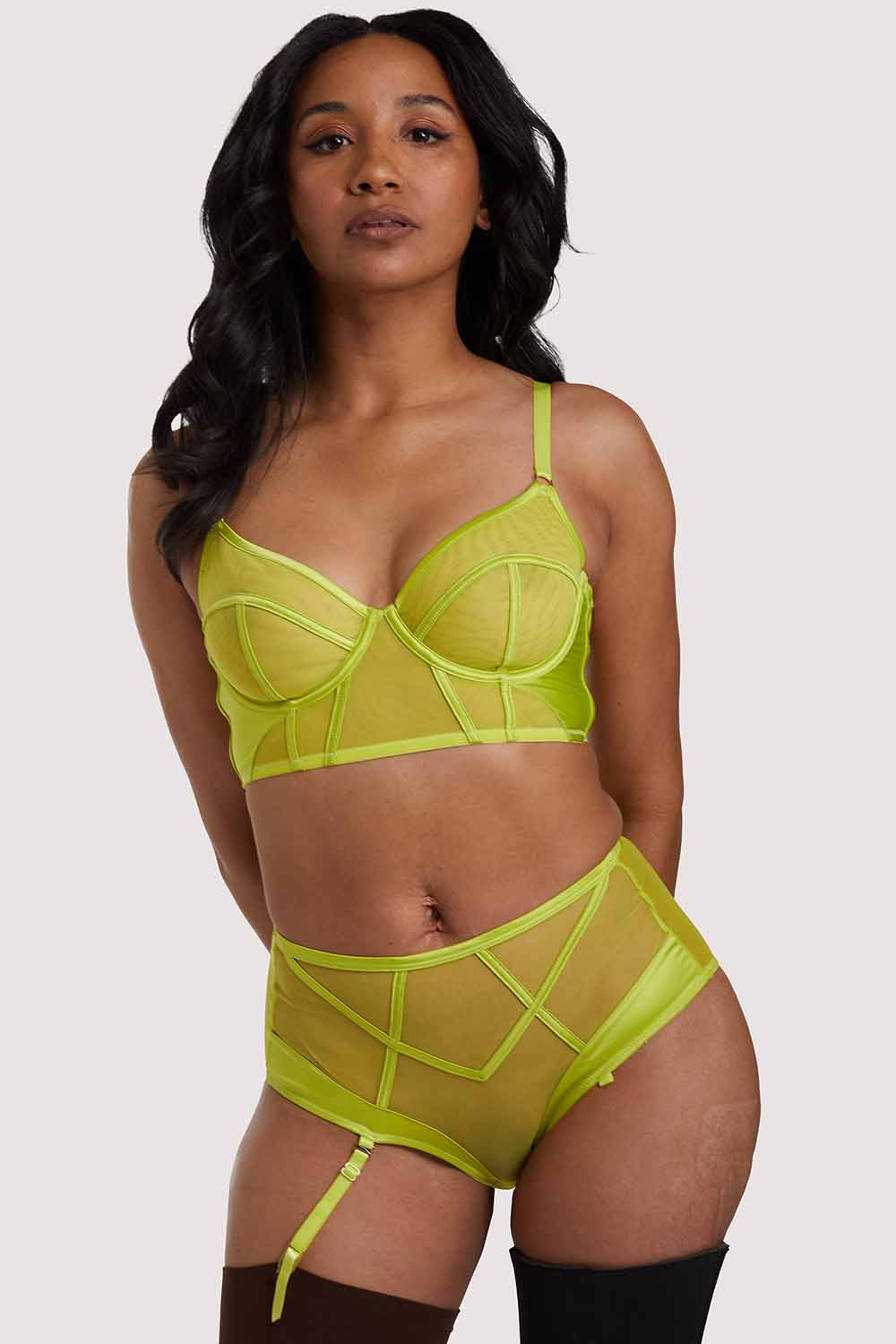 Nahli Longline Lime Bra - Image 17