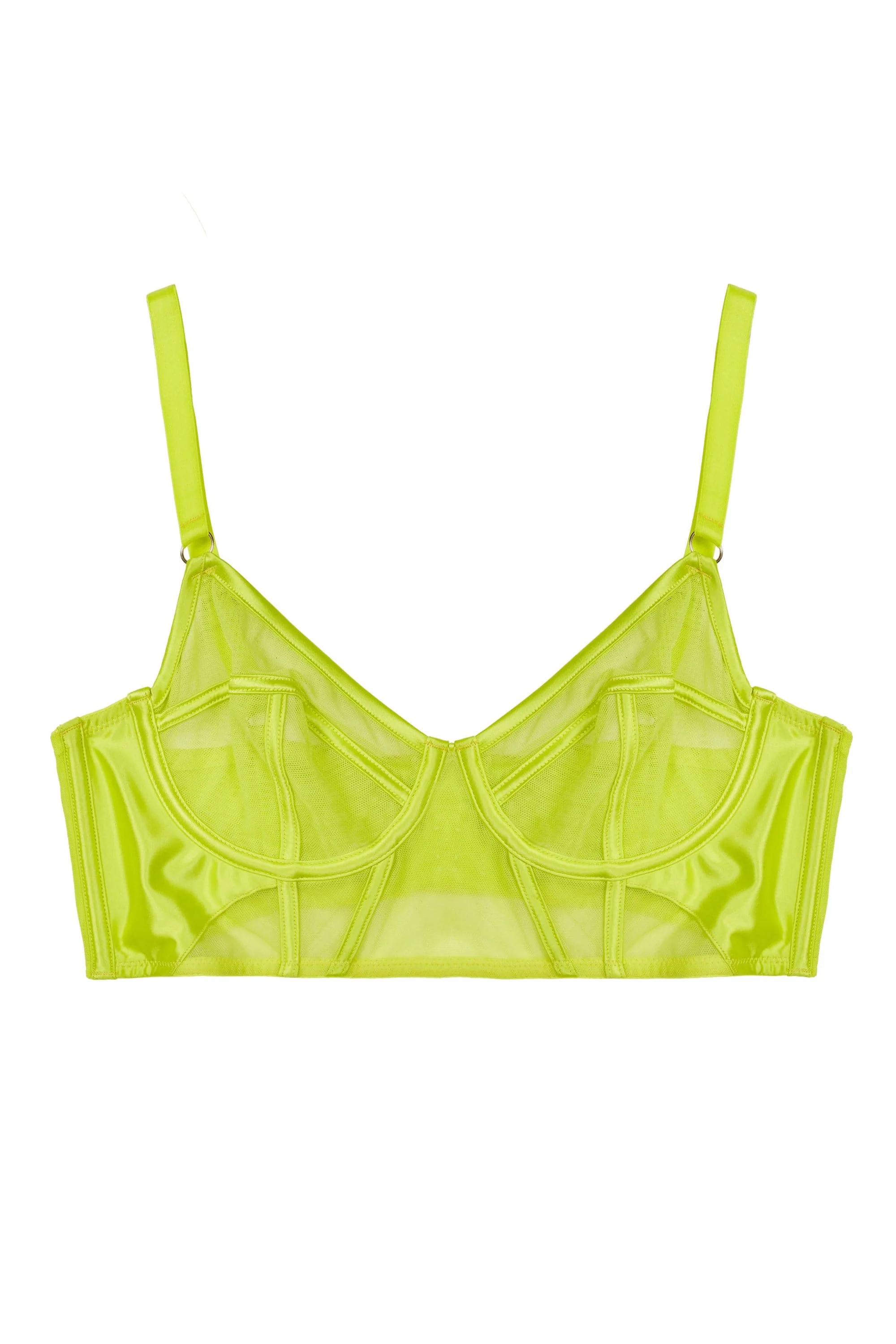Nahli Longline Lime Bra - Image 20