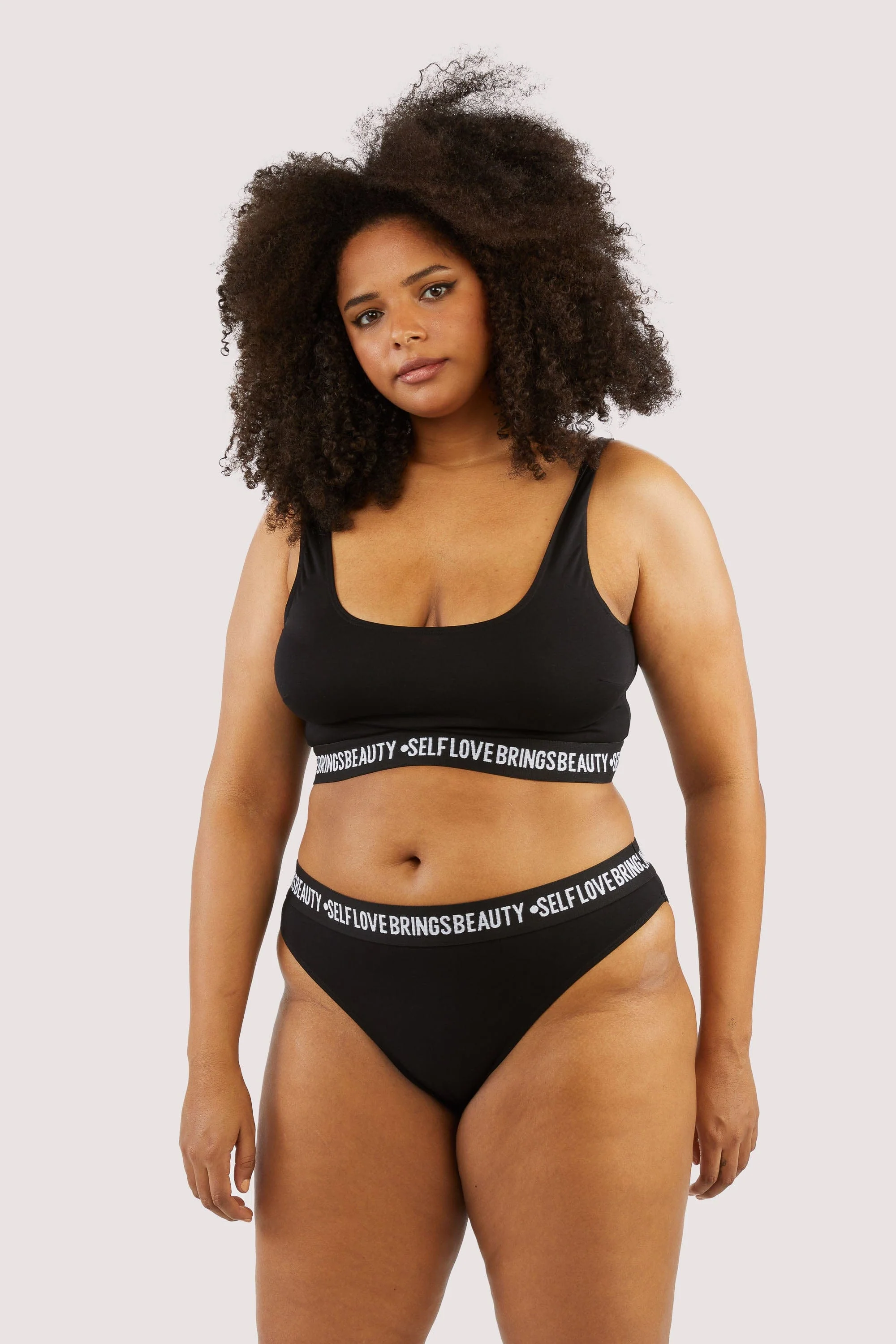 Self Love Black Crop Top - Image 10