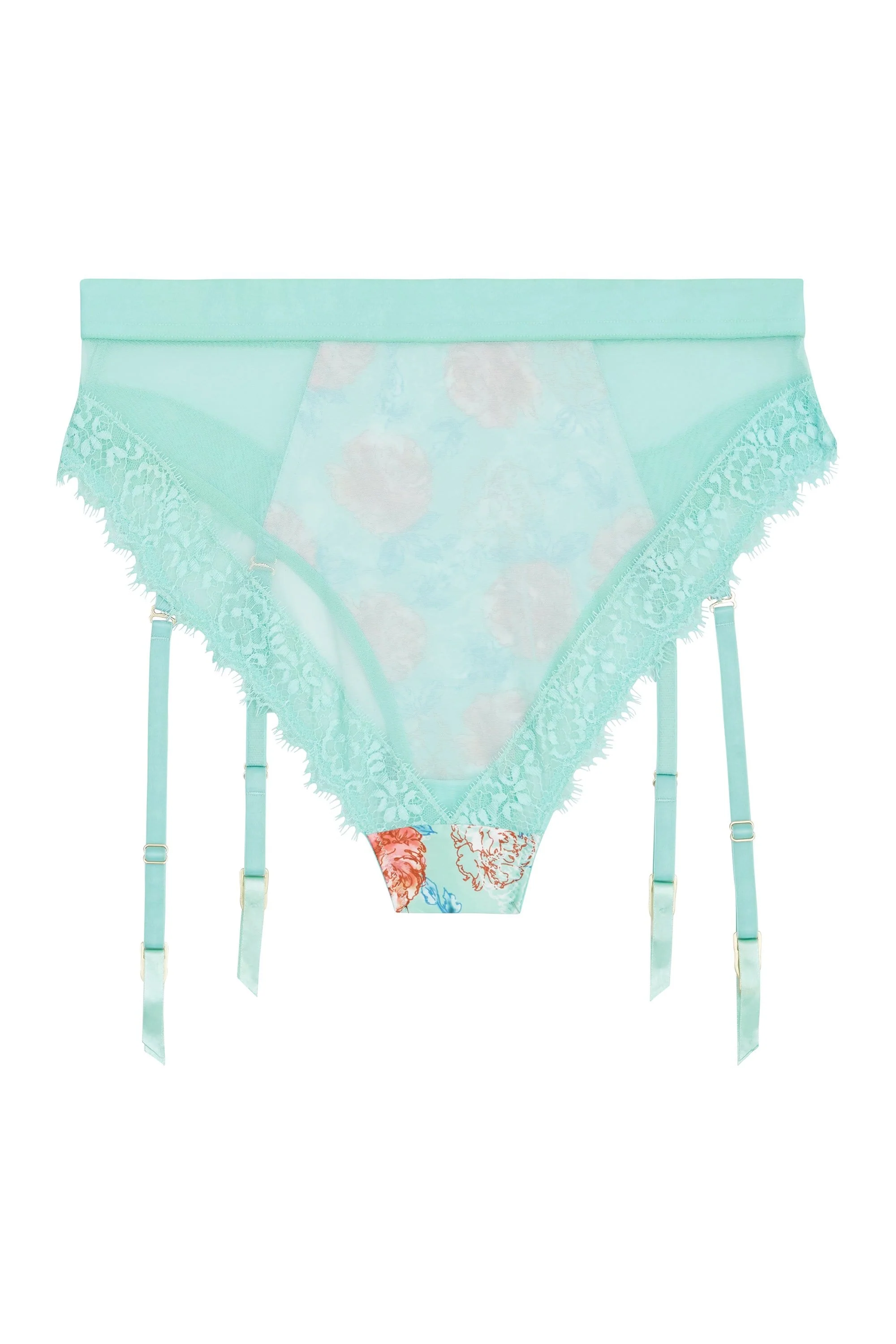 Felicity Hayward Sabey Mint Floral High Waist Curve Brief - Image 5