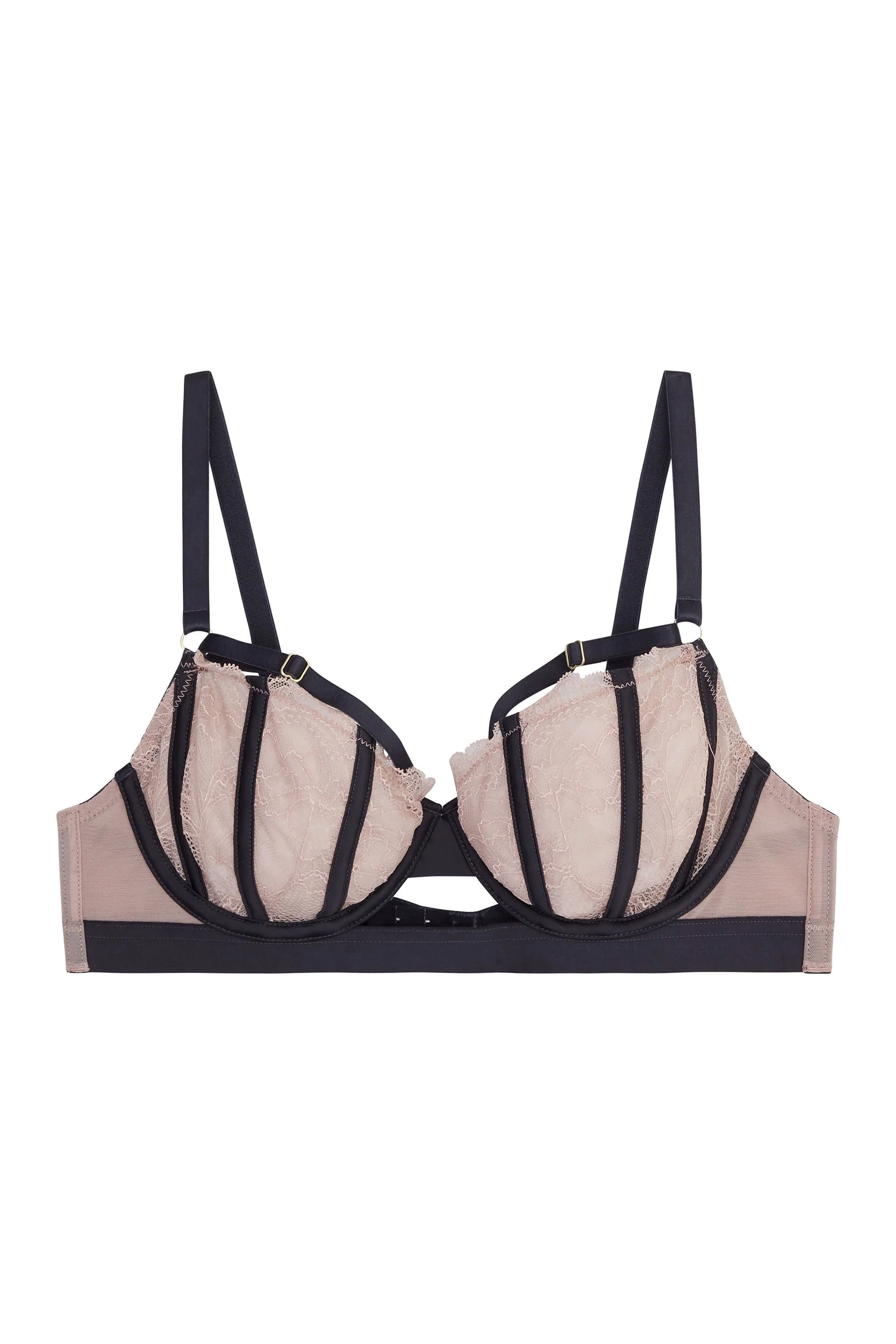 Celestina Satin Binding Lace Curve Bra - Image 3
