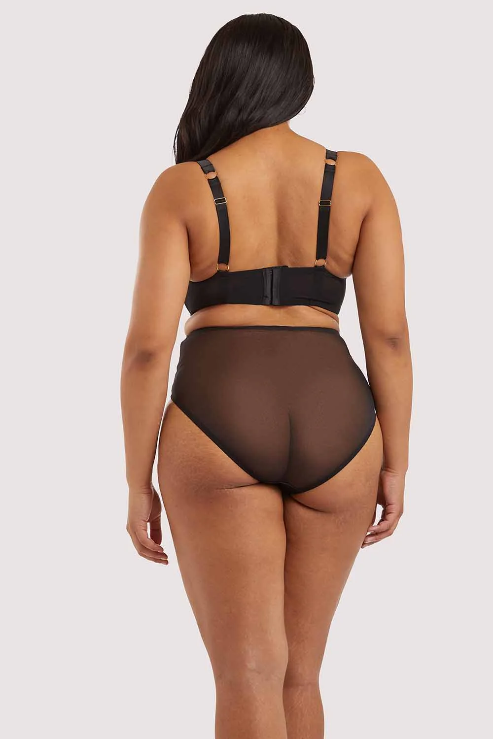 Gabi Fresh Eagan Black Satin Bralette - Image 3