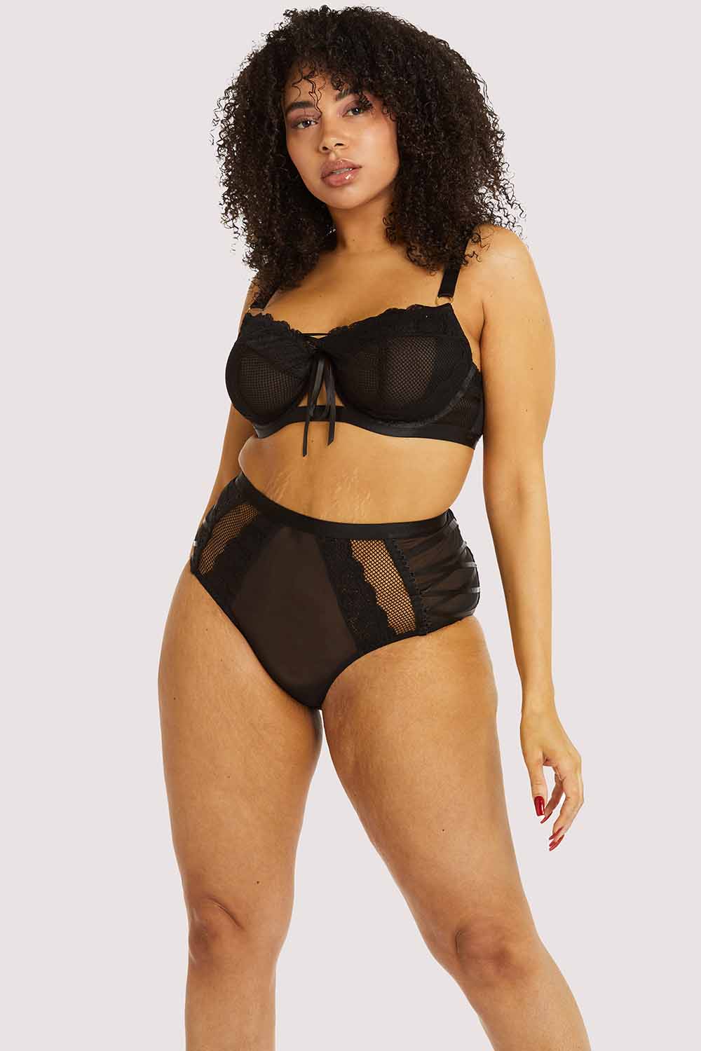 Ericka Black Plunge Bra - Image 2