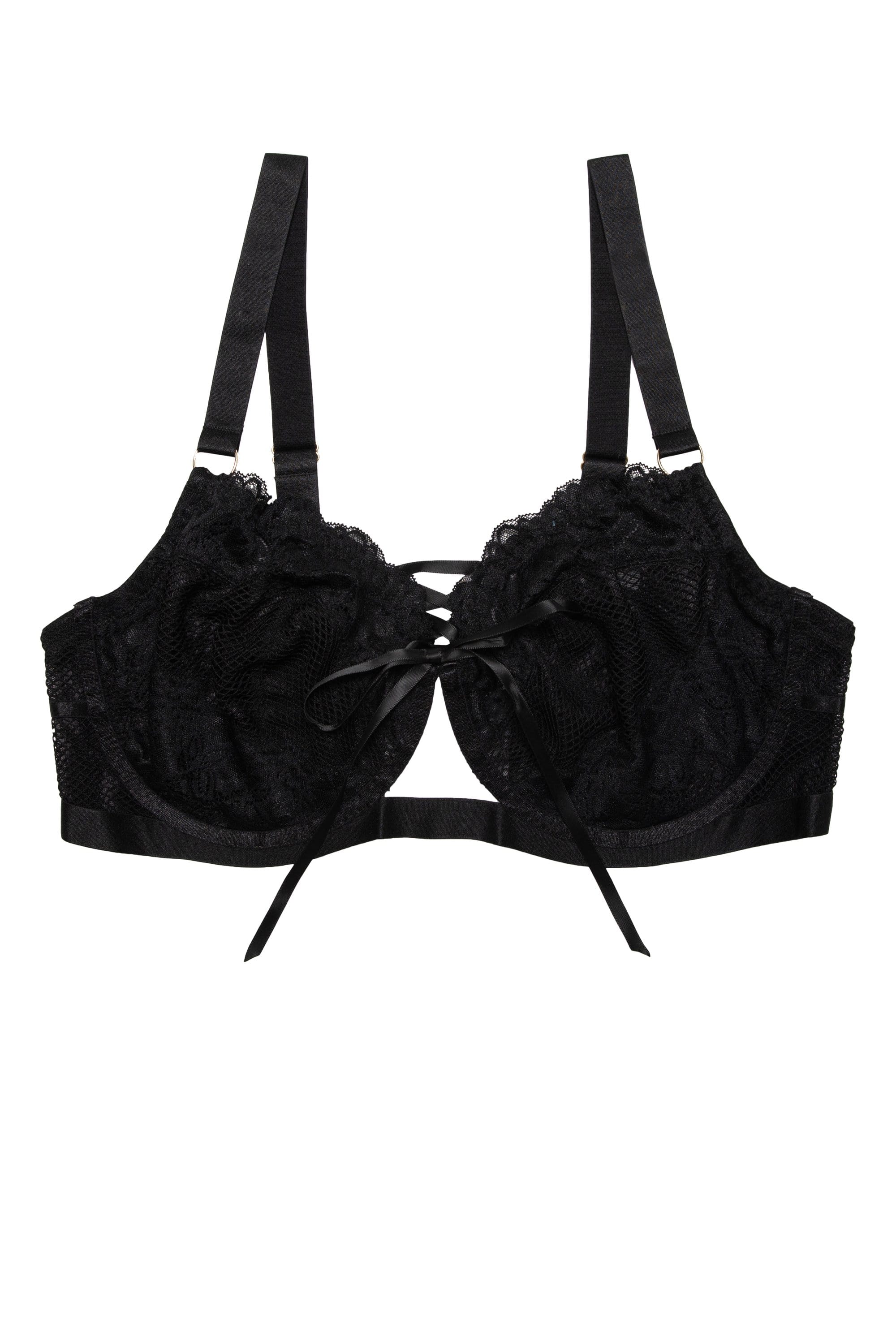 Ericka Black Plunge Bra - Image 4