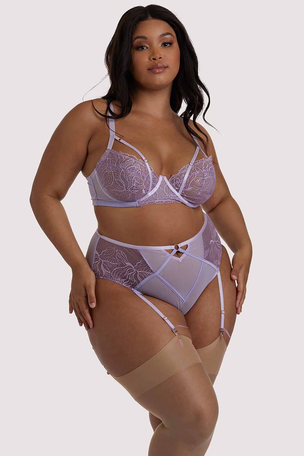 Mila Lilac Lace Bra - Image 2